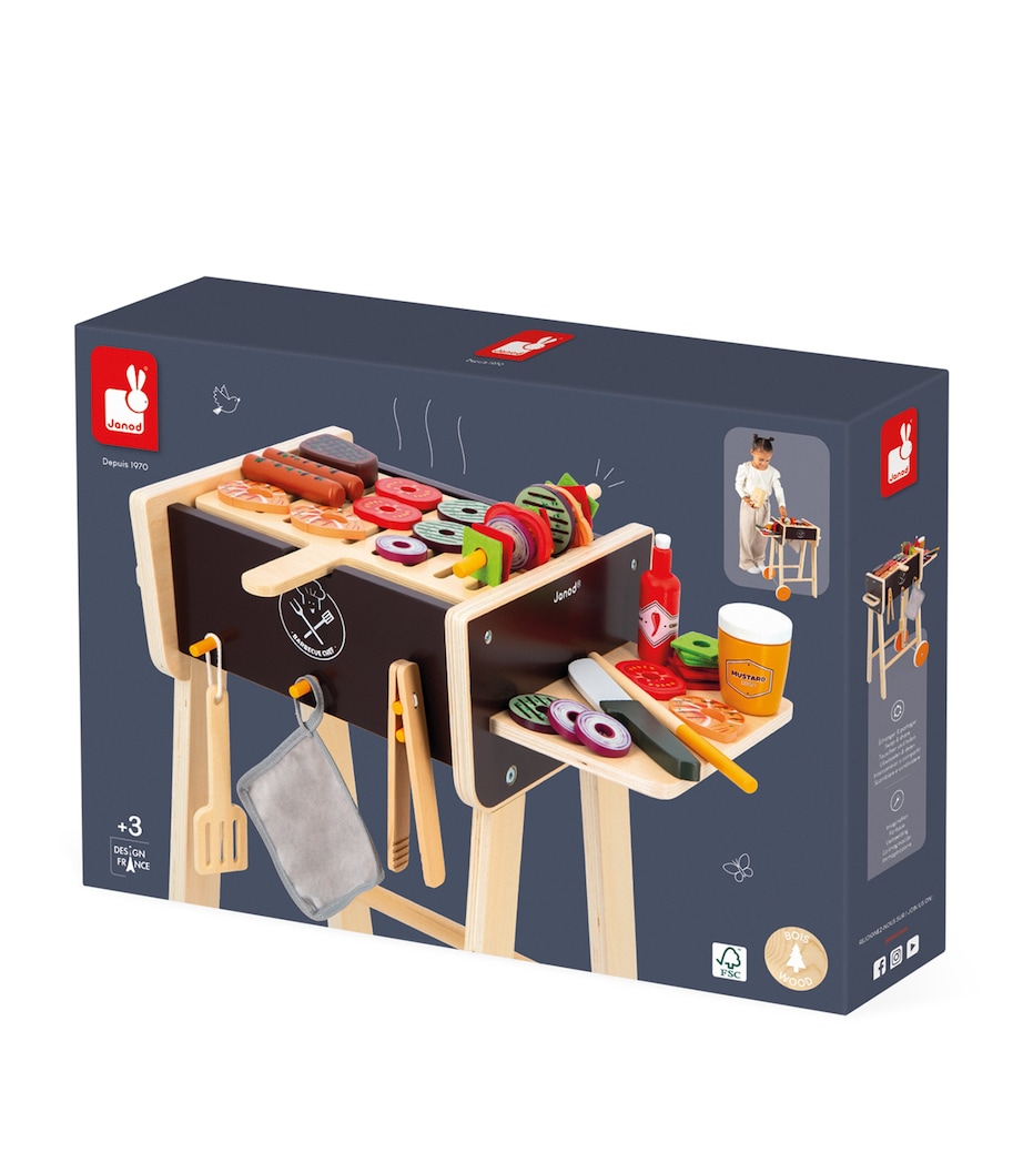 Wooden Barbeque Set MULTI Image 10