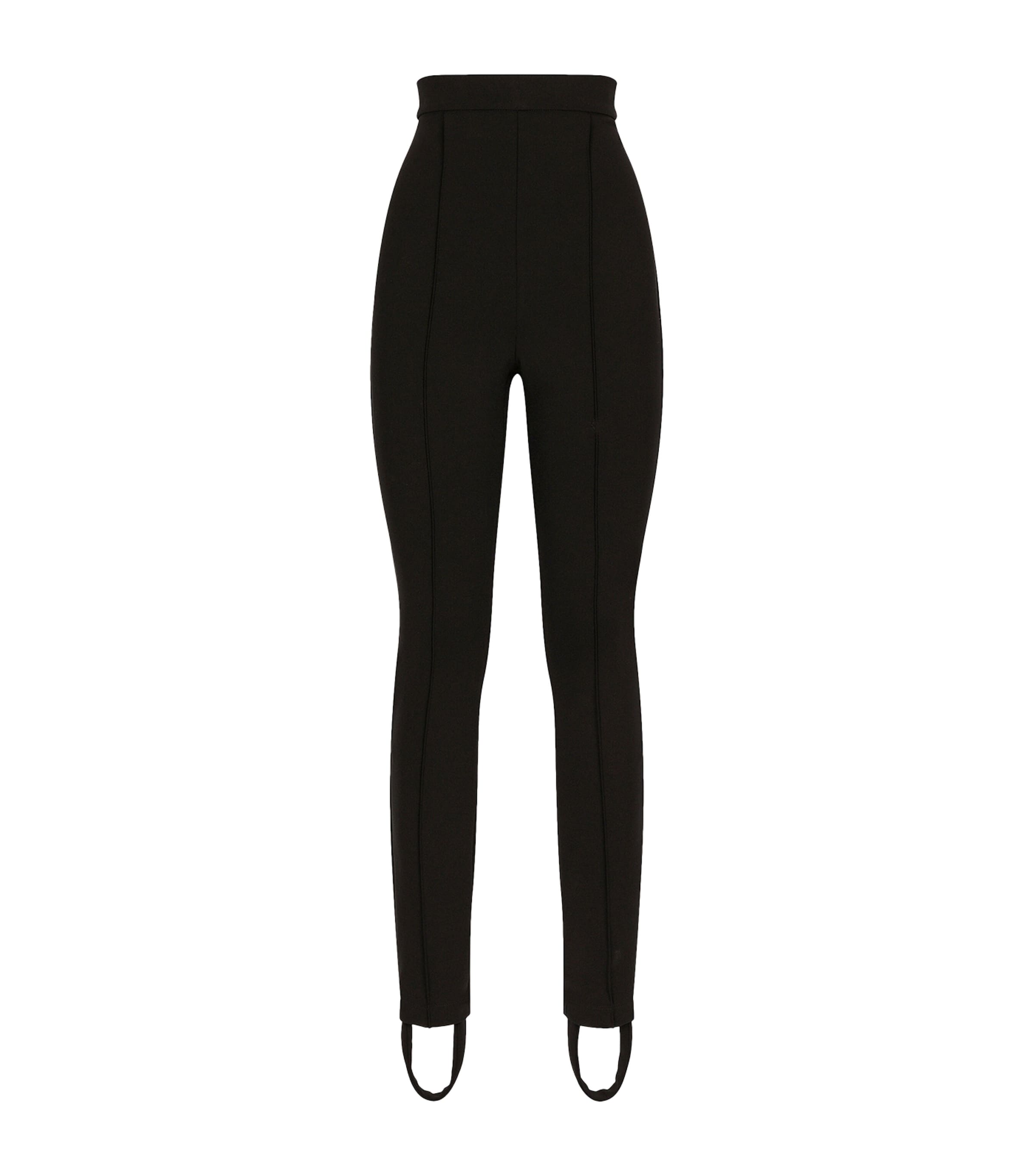 Dolce & Gabbana Jersey Milano Rib Leggings With Stirrups