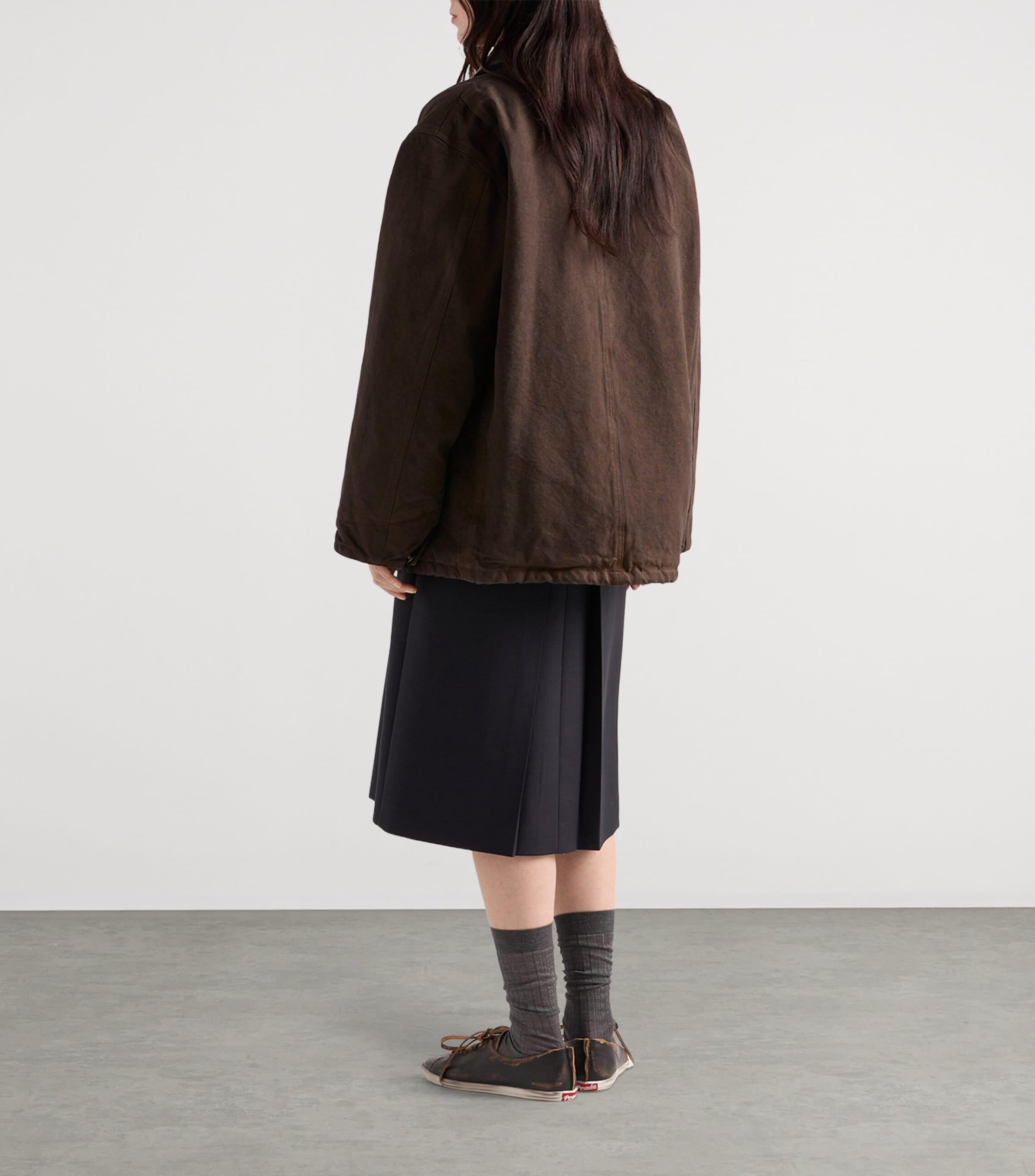 Canvas Oversized Jacket F0027 Image 5