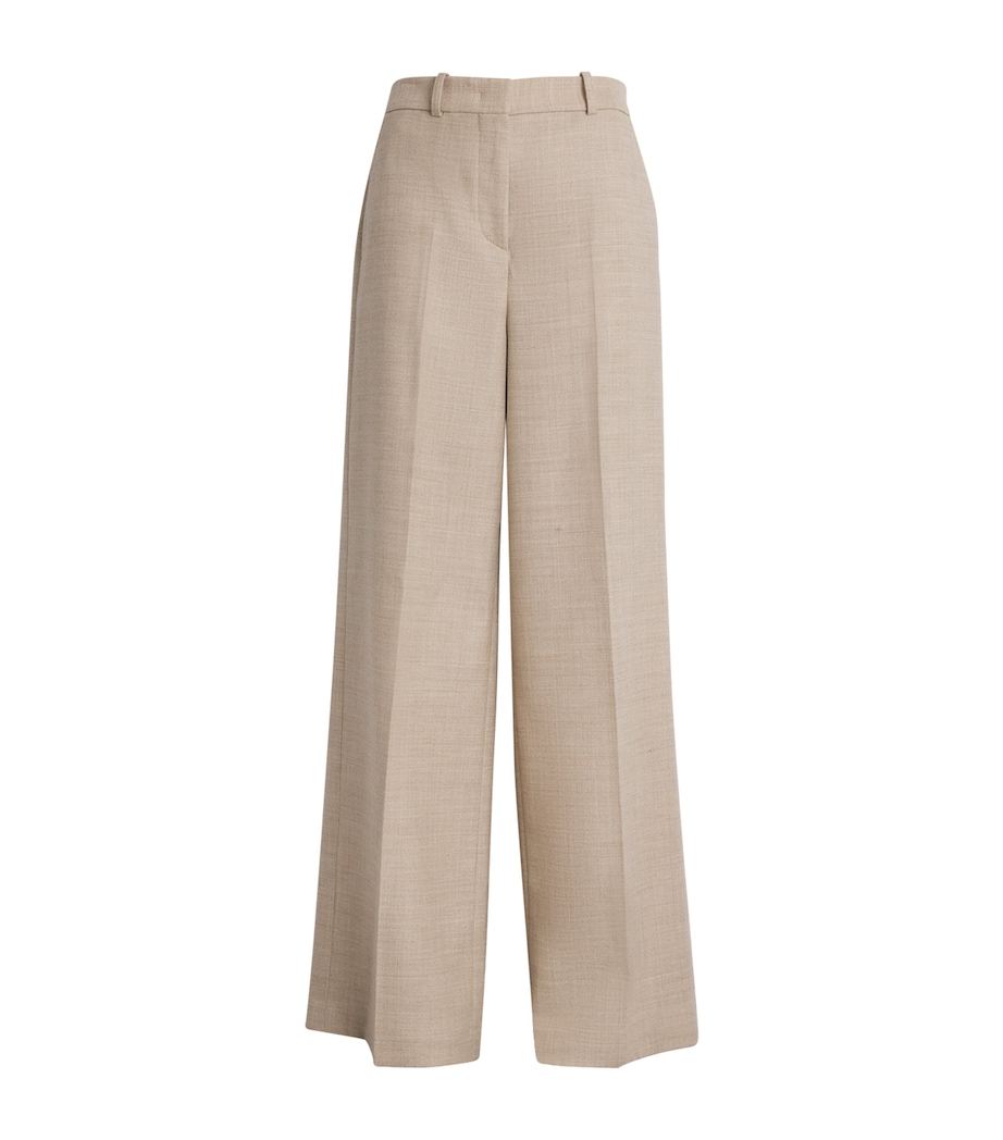 Virgin Wool Hawley Trousers POWDER MELANGE Image 1