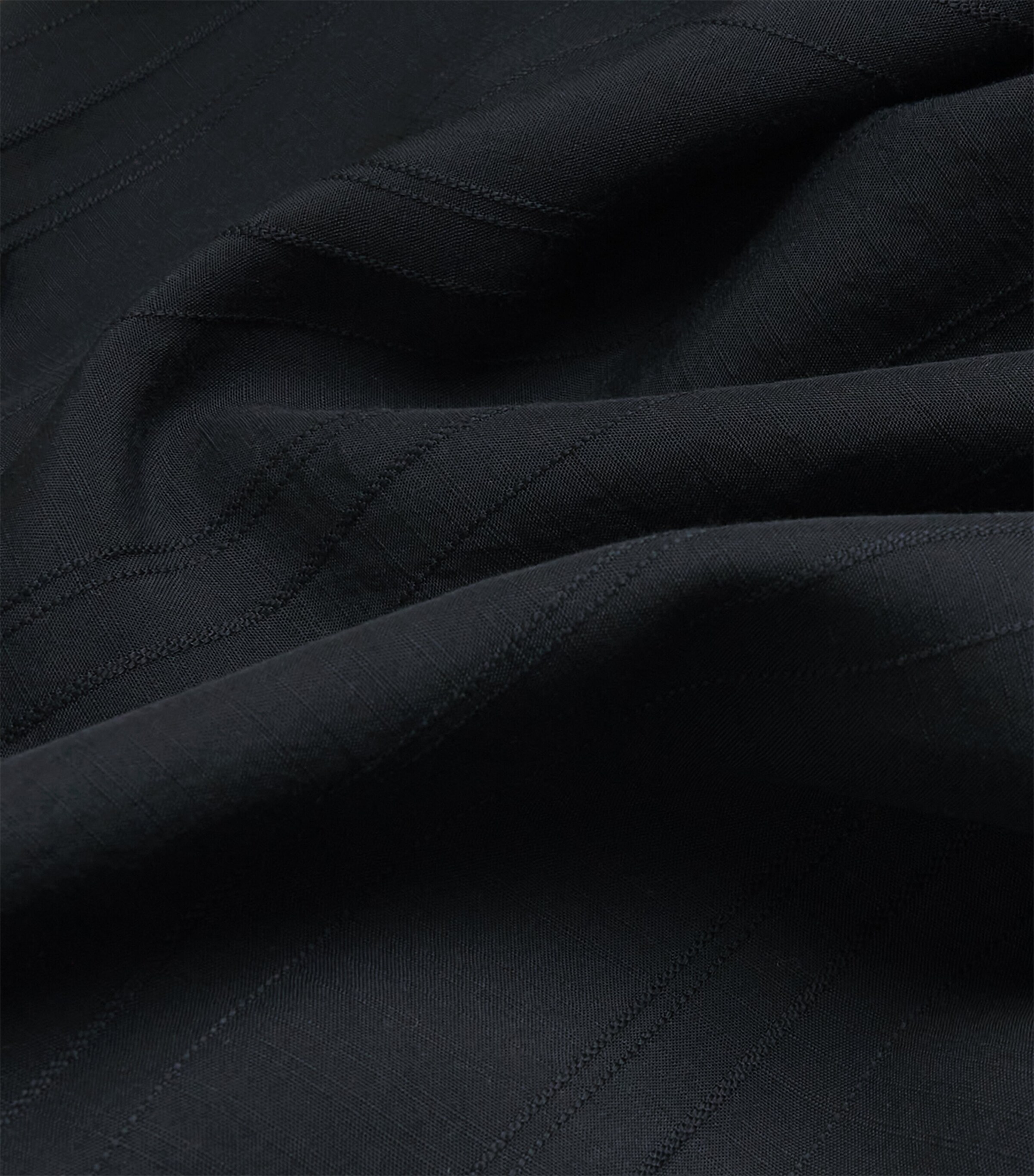 Lyocell Vertical-Stitch Shirt BLACK CLR000021 Image 5