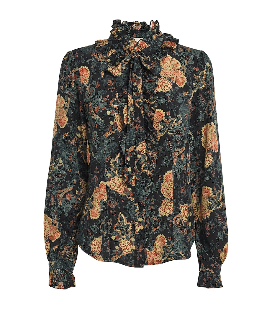 Silk Printed Catroux Blouse NUIT Image 1