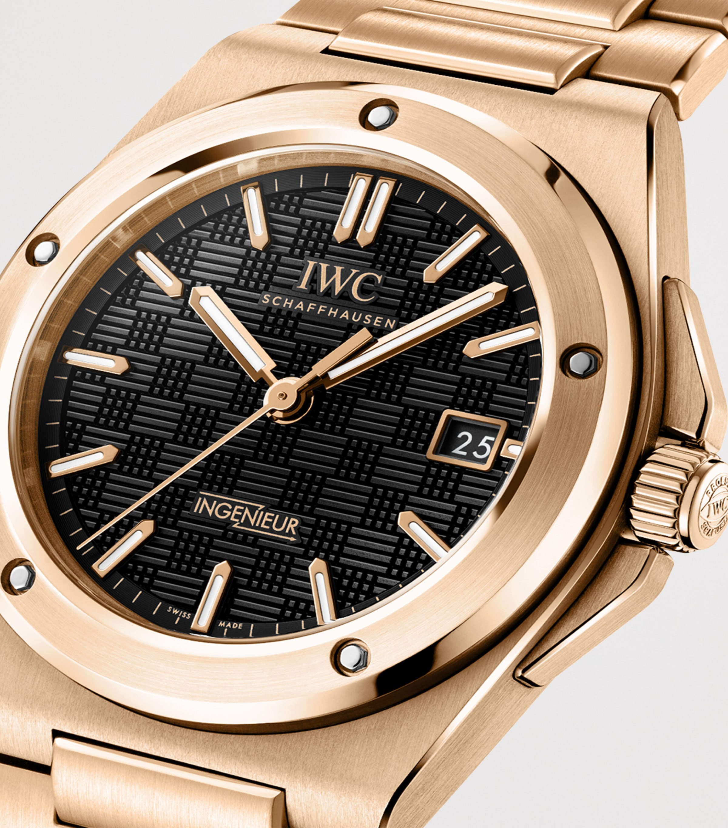 5N Gold Ingenieur Automatic Watch 40mm BLACK Image 6