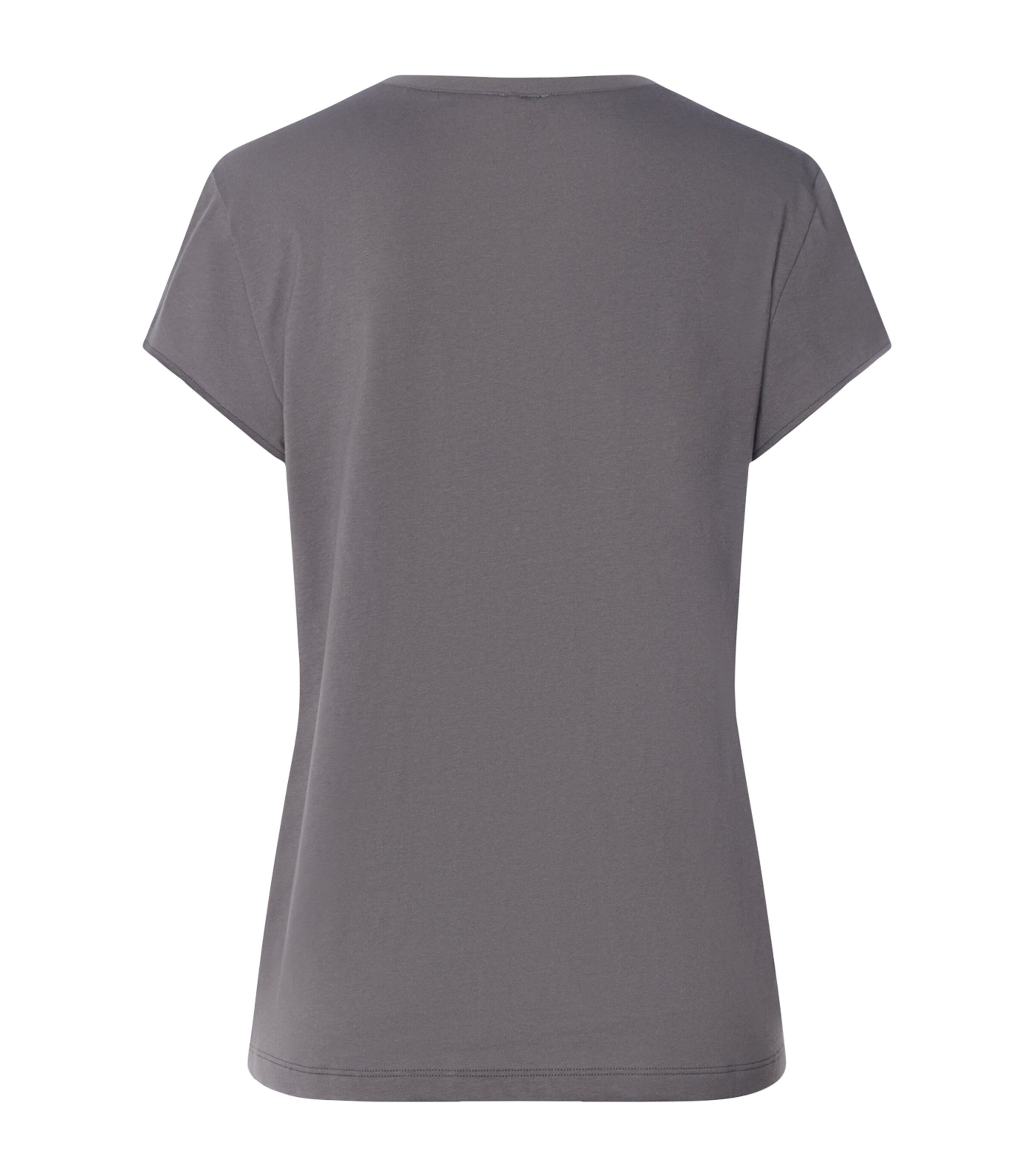 Hanro Womens Organic Cotton Natural T-Shirt Mercury Image 5