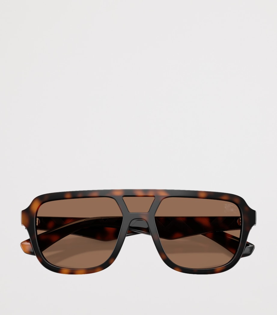 Burberry Acetate BE4474U Pilot Sunglasses Brown Image 5