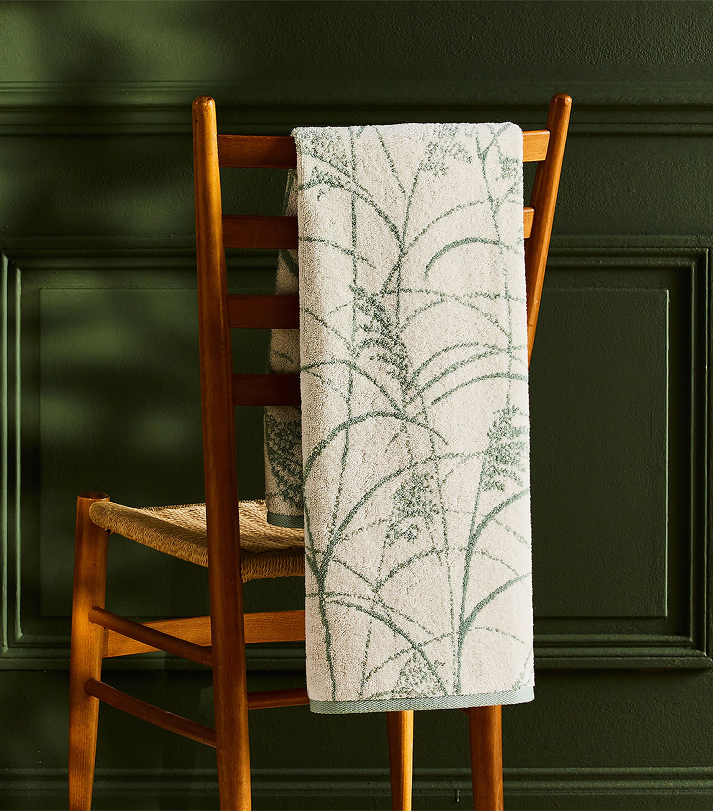 Yves Delorme Graminée Hand Towel (55cm x 100cm) Multicoloured Image 4