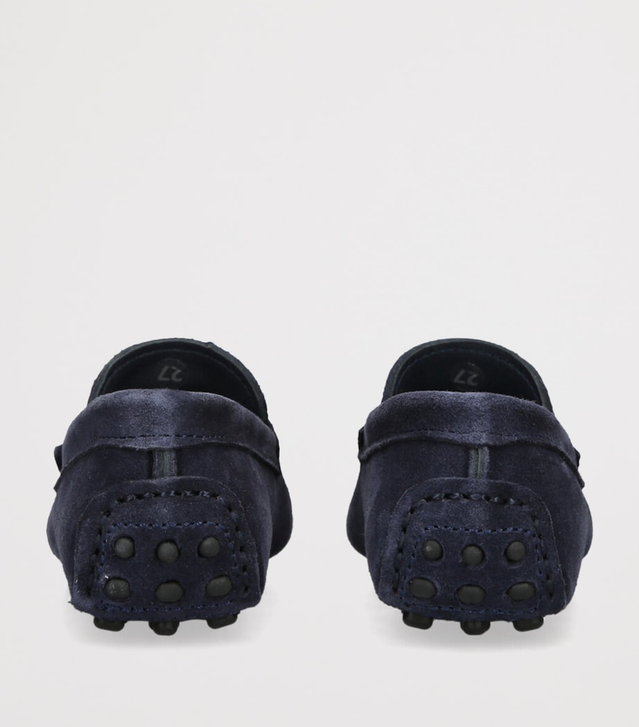 Suede Driver Loafers NAVY Image 2