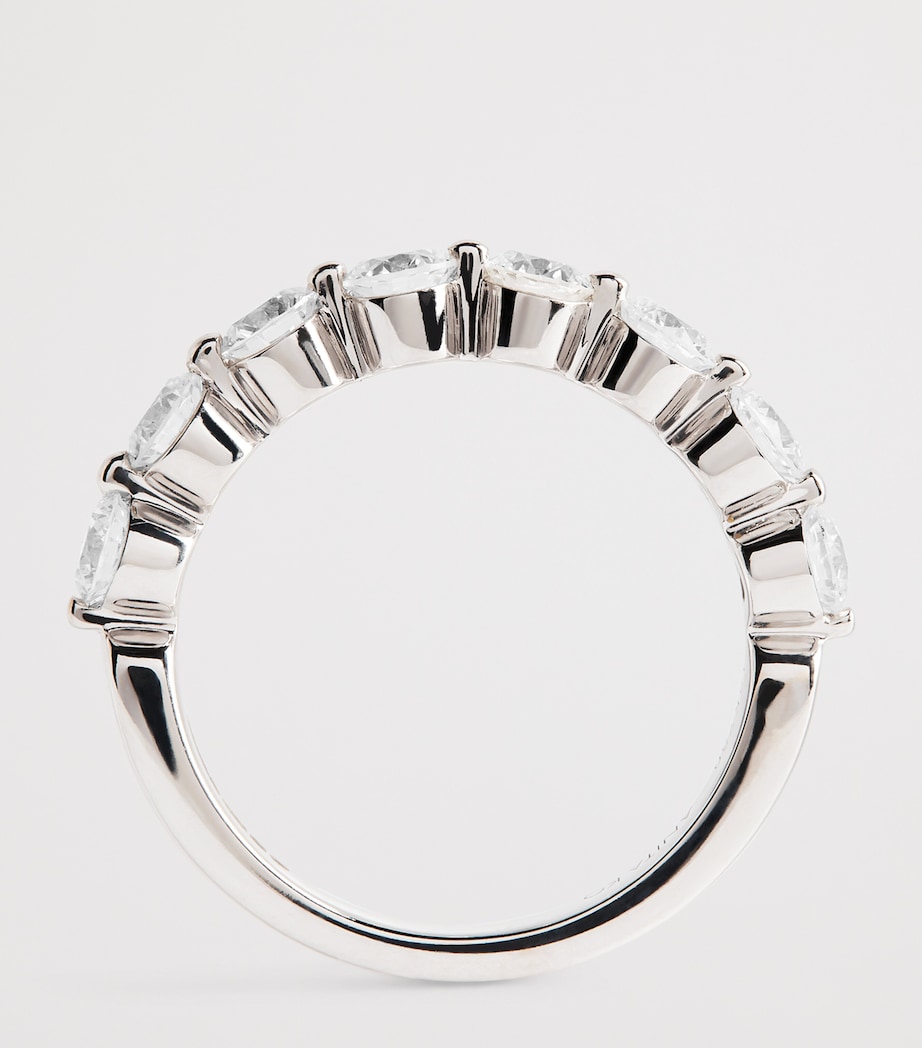 White Gold and Diamond Floating Ring WHITE GOLD Image 3