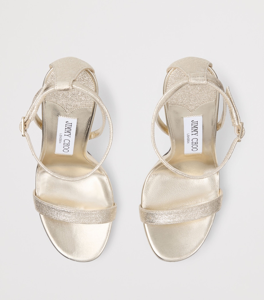 Jimmy Choo Mozap 120 Heeled Sandals Platinum Image 5