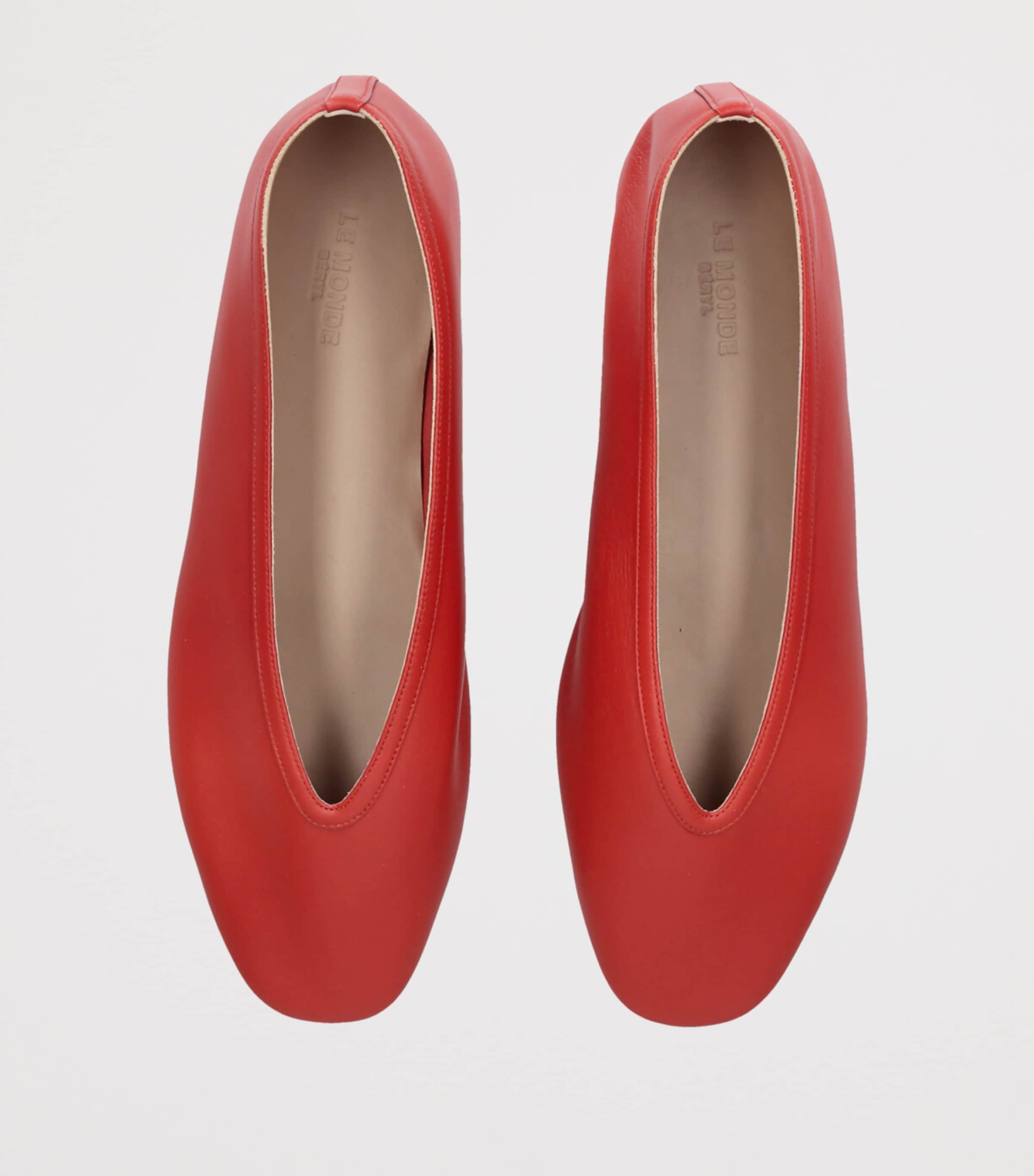 Leather Luna Ballet Flats RED/OTHER Image 4