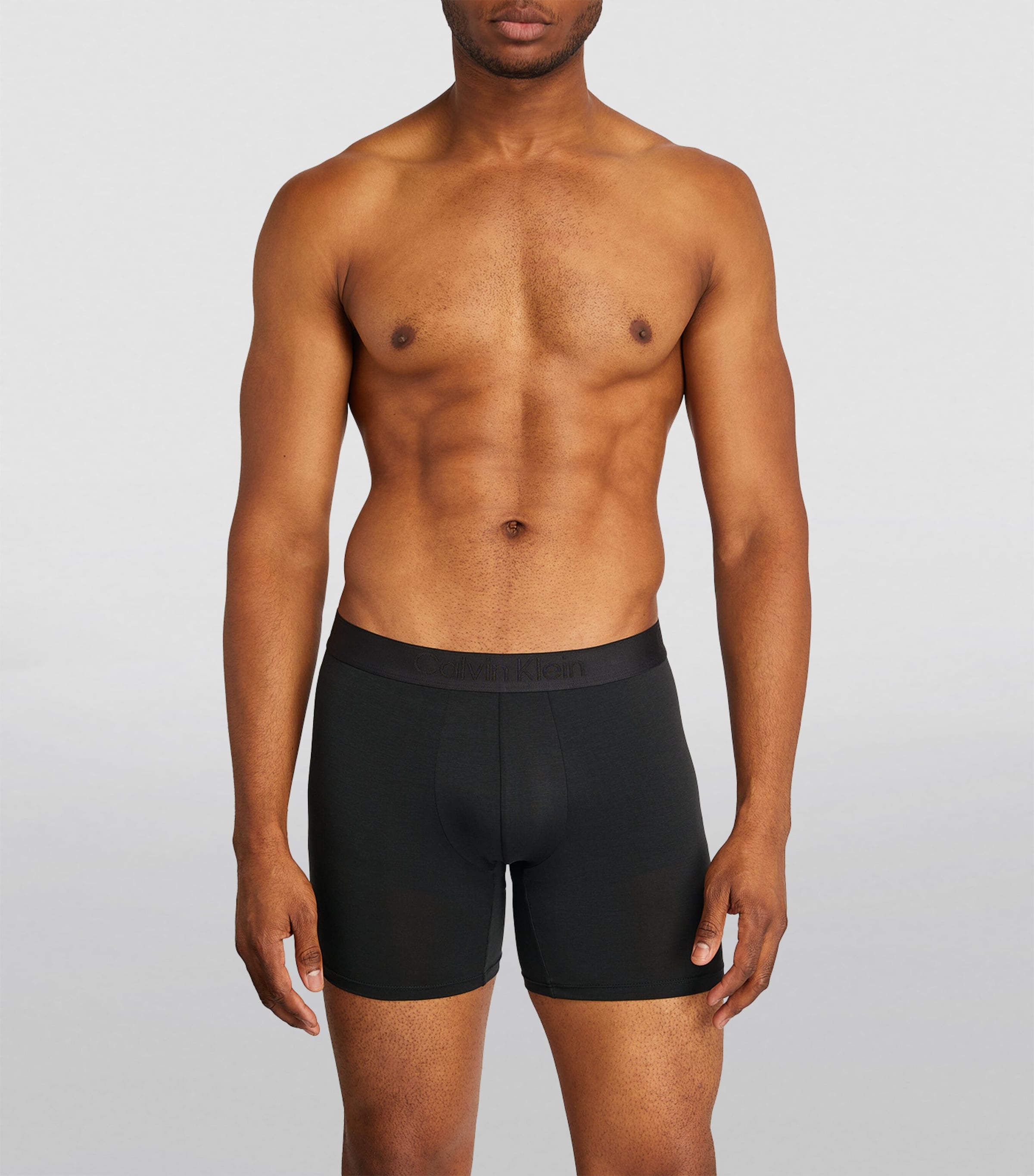 Lyocell-Blend Boxer Briefs (Pack of 3) UB1/BLACK Image 2