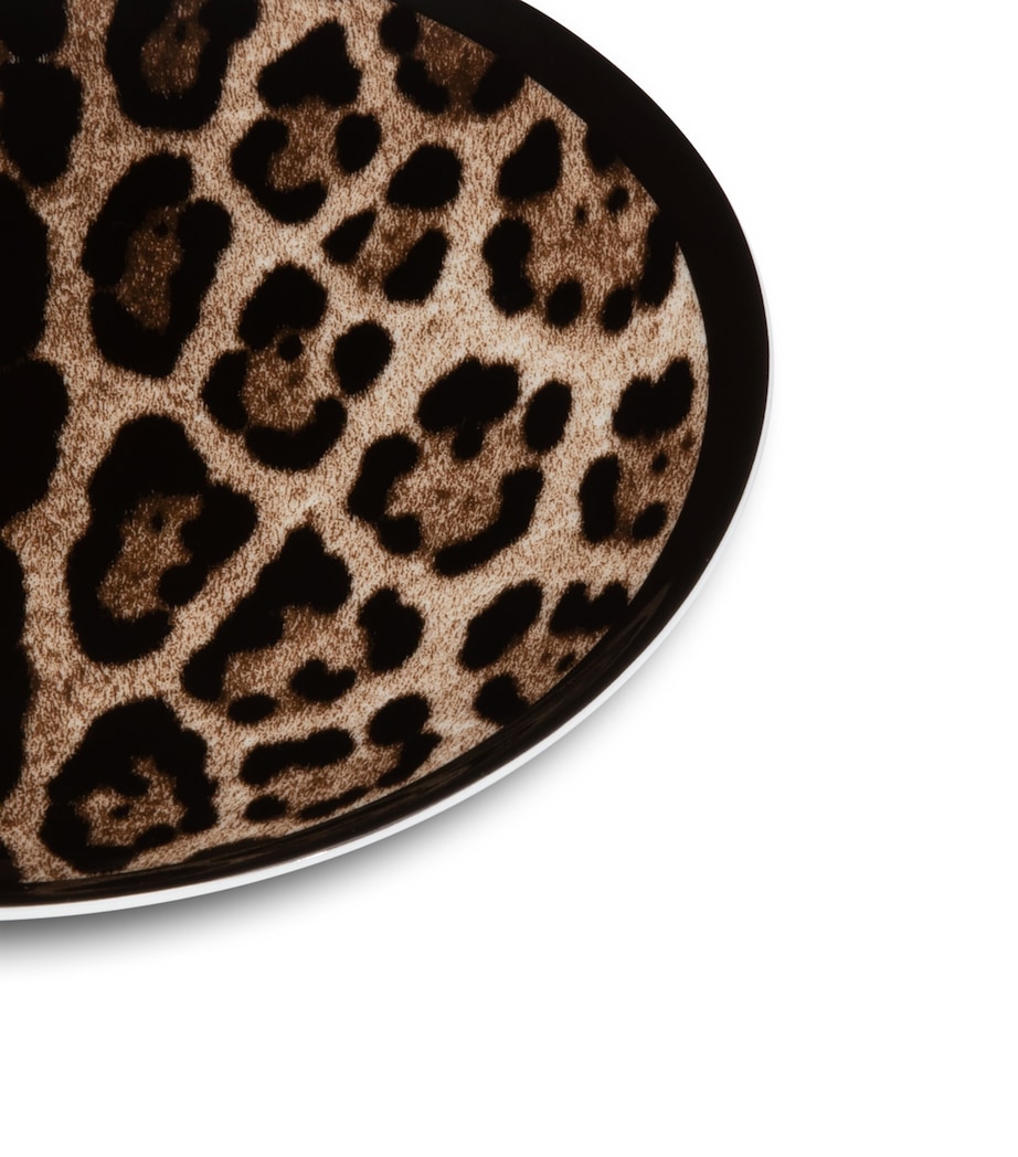 Set of Two Leopard Print Bread Plates (17cm) UL003 LEOPARDO Image 5