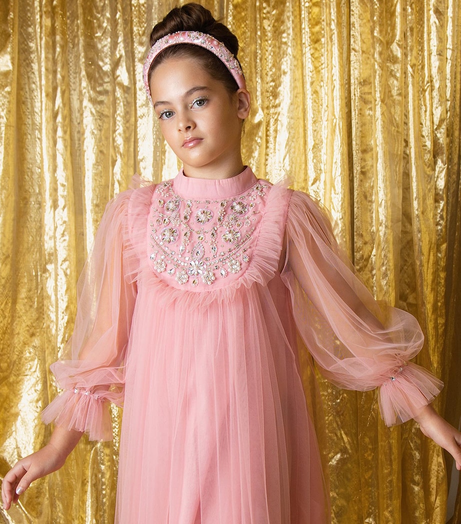 Embellished Almas Headband PEACH BLUSH Image 4