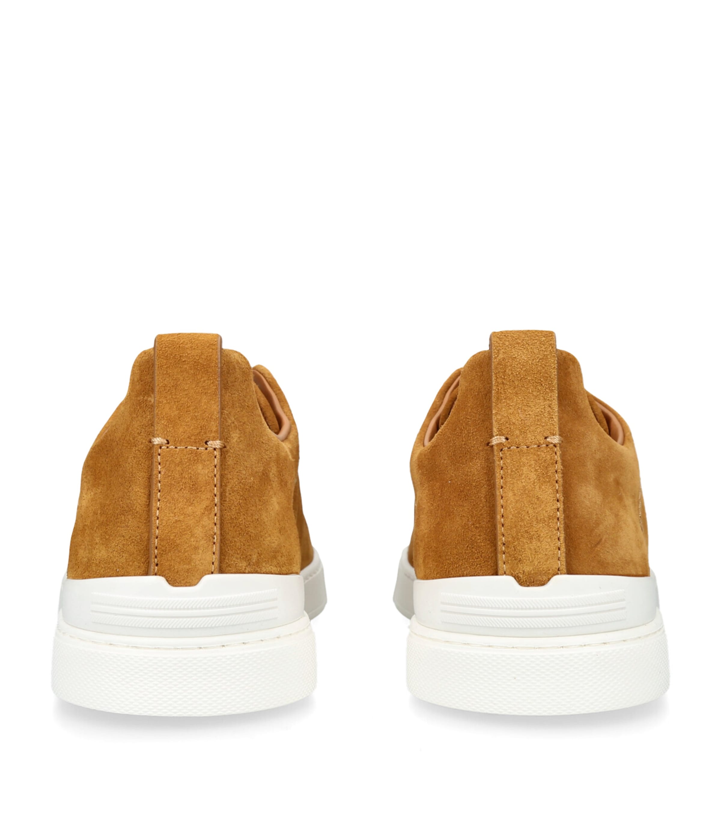 Suede Triple Stitch Sneakers CAMEL Image 2
