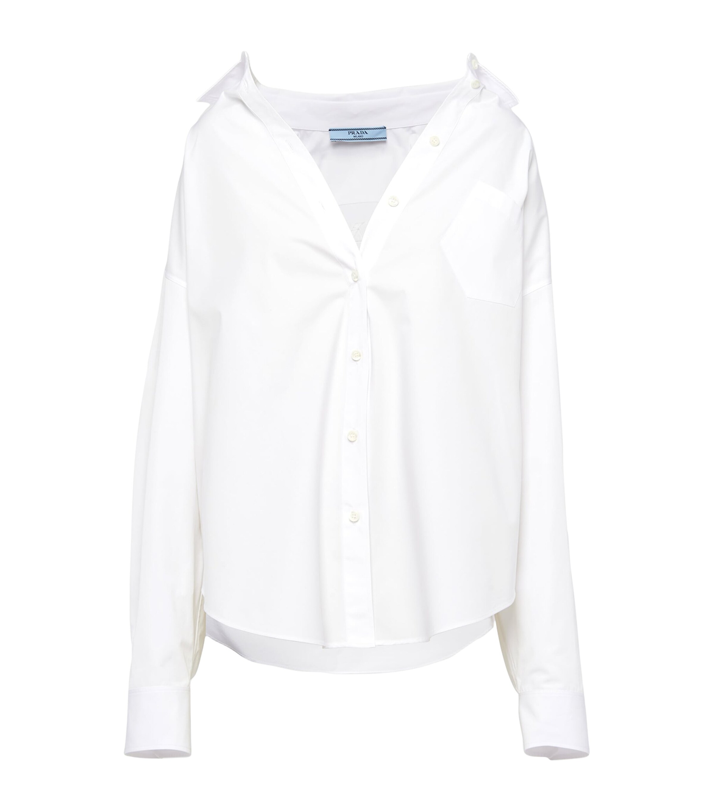 Back-Logo Oversized Shirt F0009 Image 1