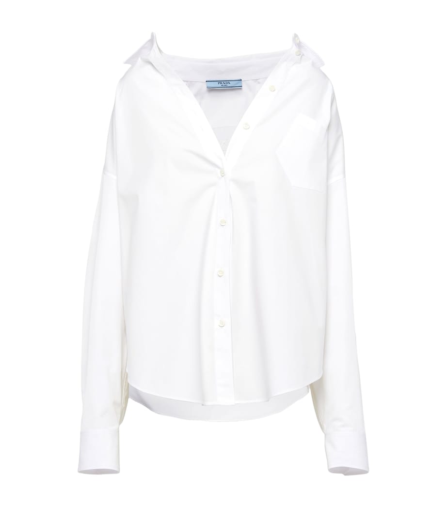 Back-Logo Oversized Shirt F0009 Image 1