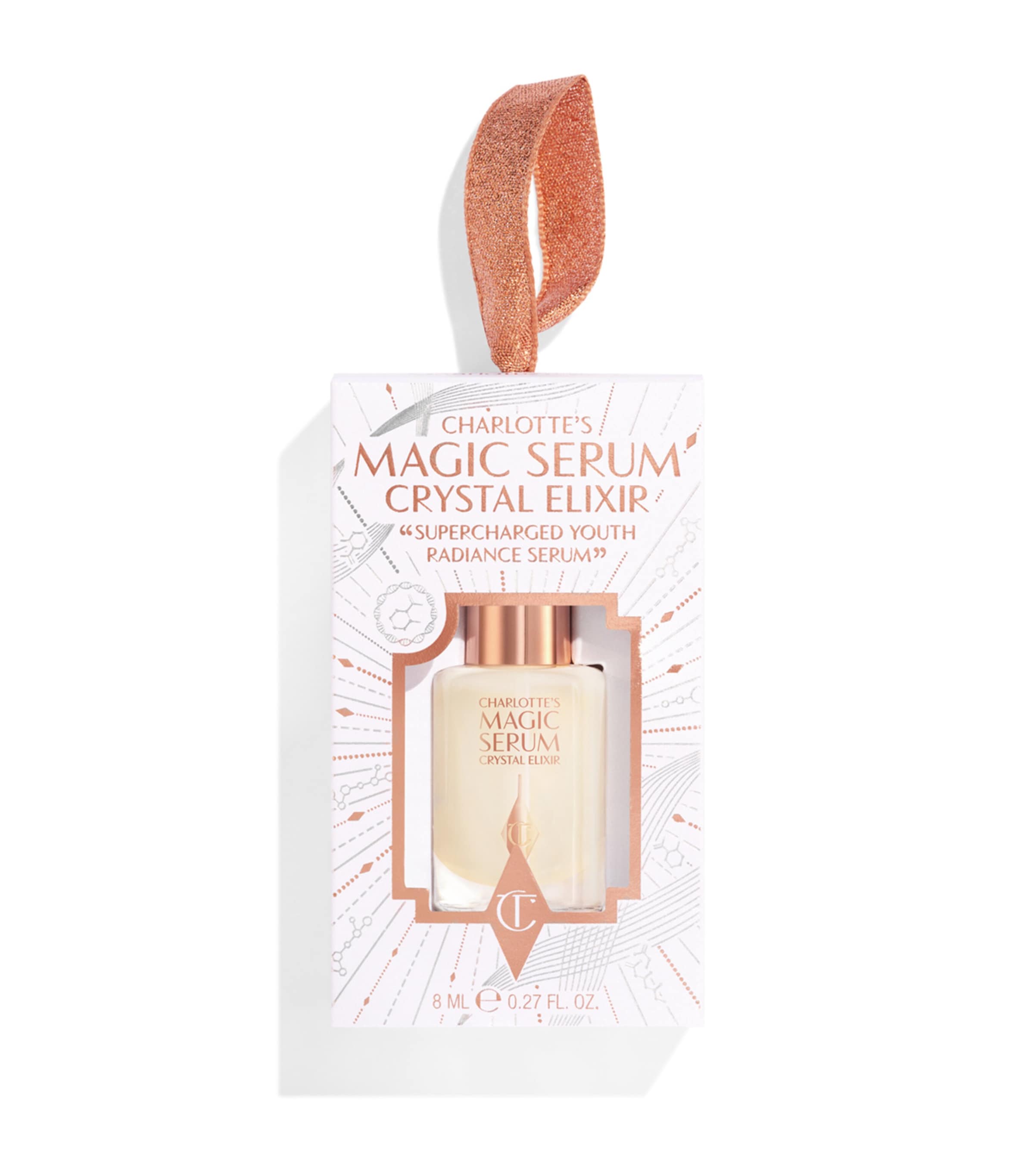 Charlotte Tilbury Mini Charlotte's Magic Serum Crystal Elixir Bauble In White