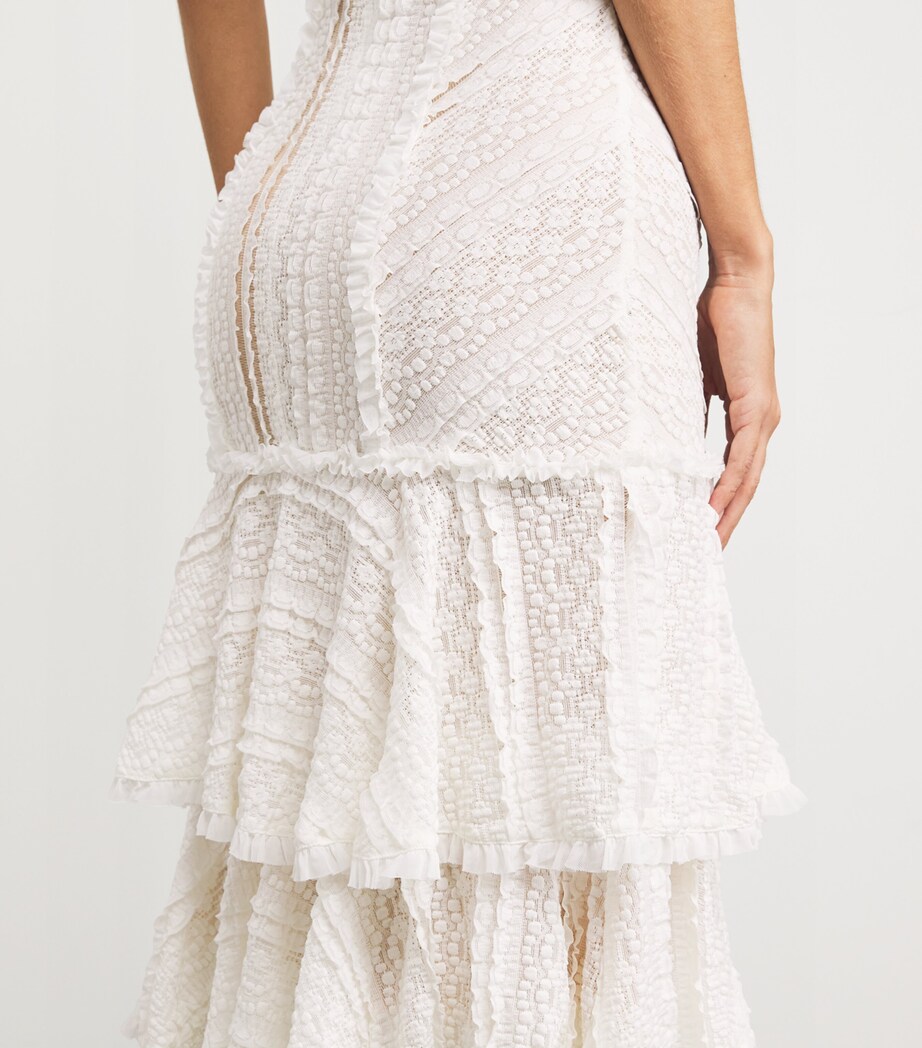 Ruffled Maceio Midi Dress GARD GARDENIA Image 6