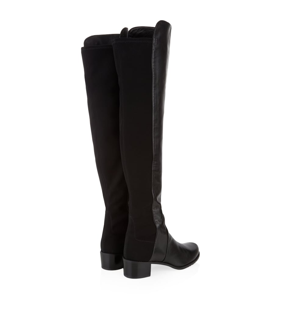 Stuart Weitzman Leather Reserve Over-The-Knee Boots 40 Black Image 3