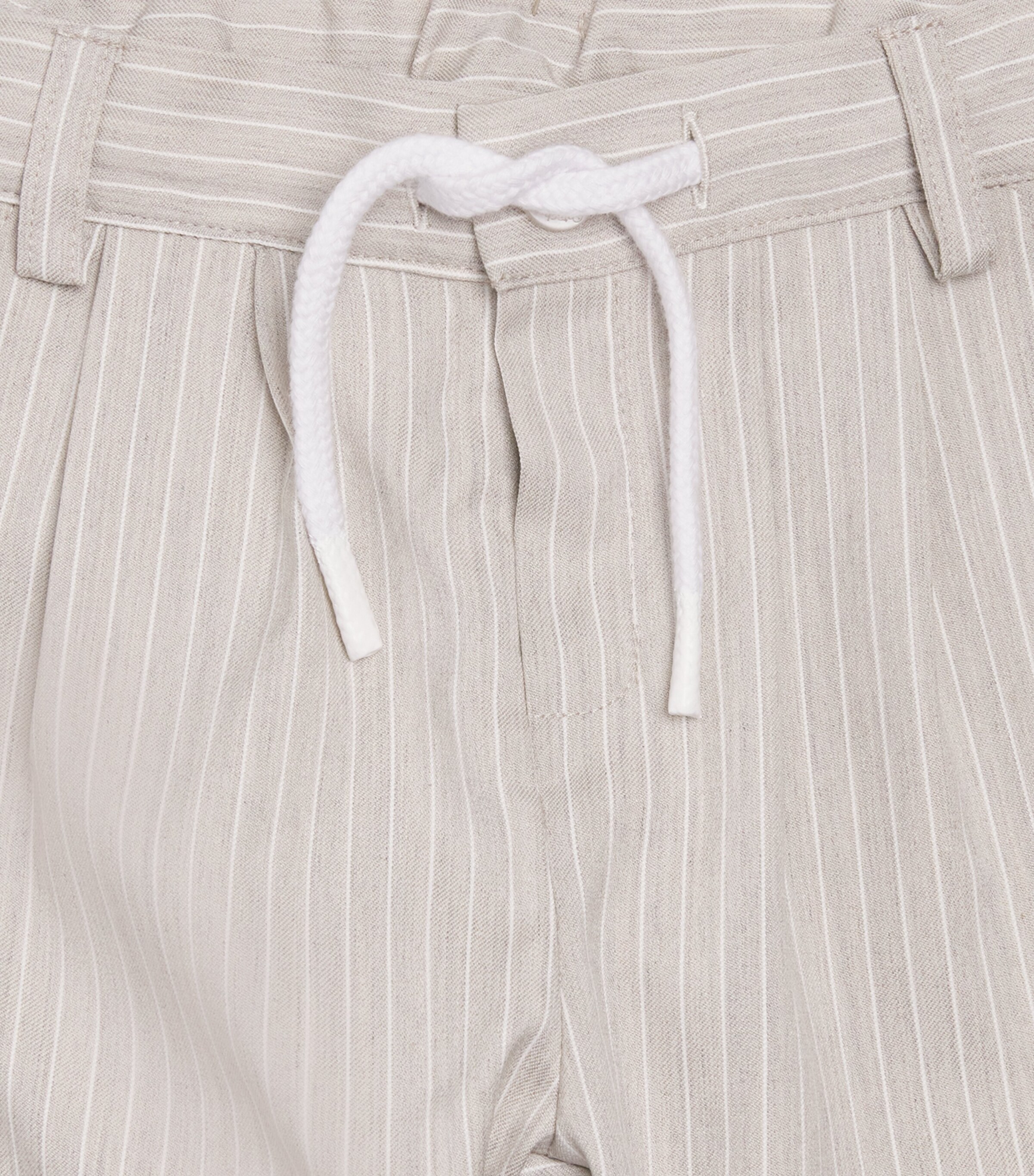 Patachou Pinstripe Chinos (6 Months - 4 Years) Beige Stripes Image 3