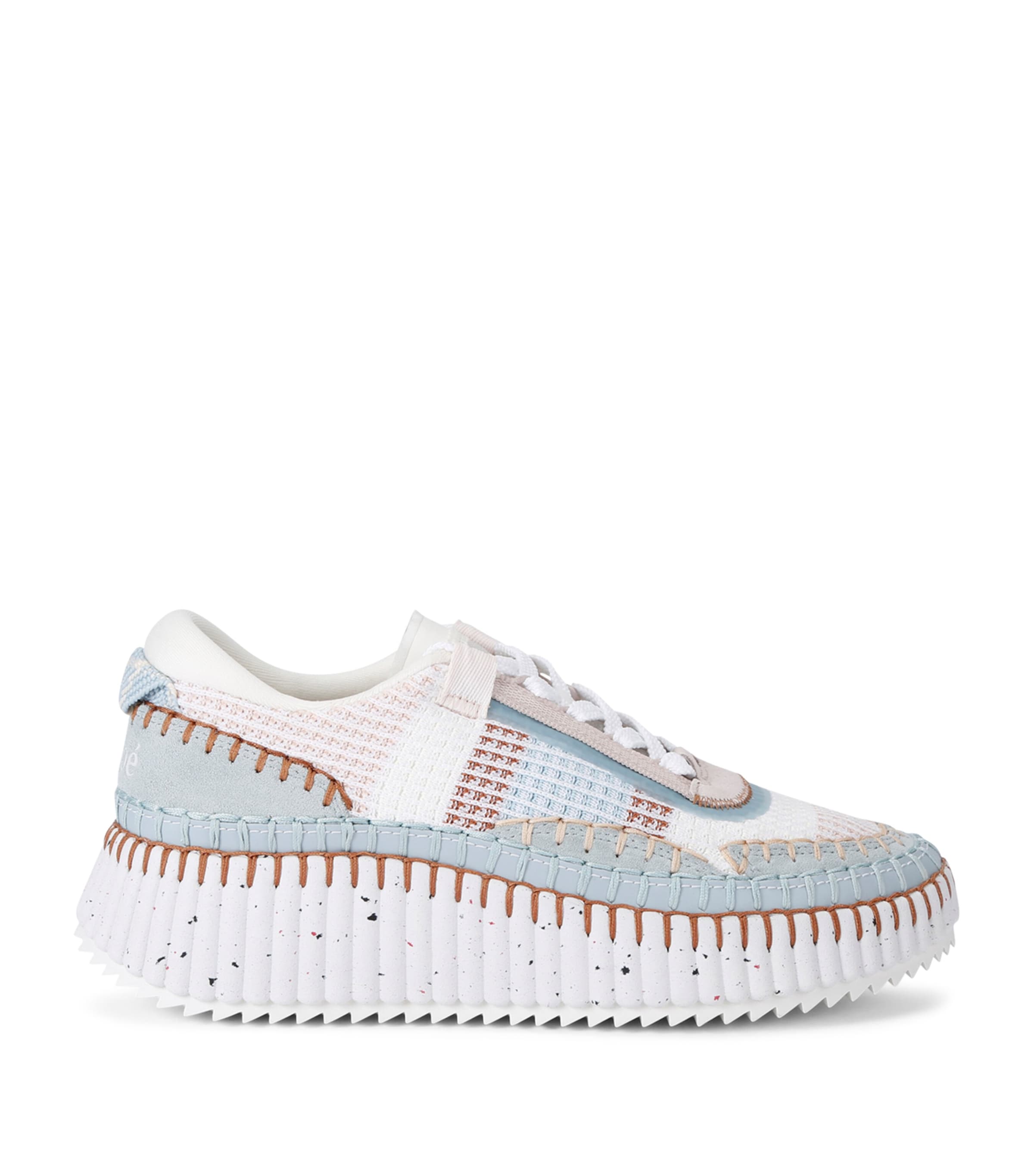 Shop Chloé Nama Runner Sneakers In Blue