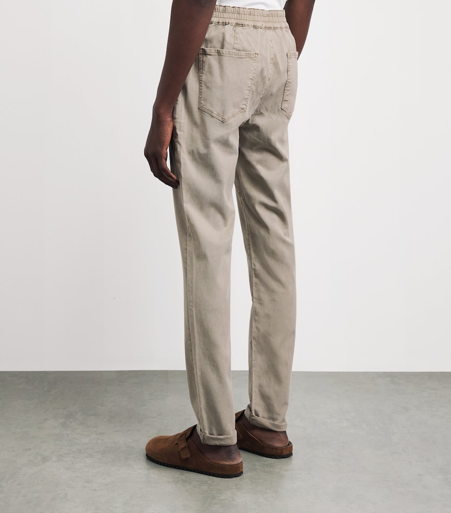 PAIGE Mens Drawstring Fraser Chinos Coastal Beige Image 5