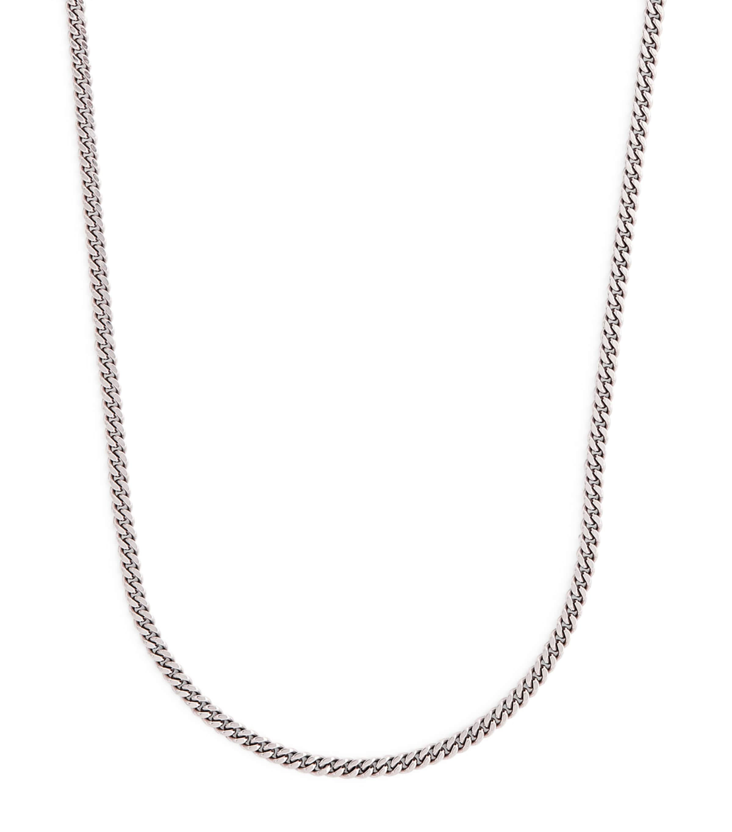 Tom Wood Sterling Silver Curb Chain M Necklace | Harrods US