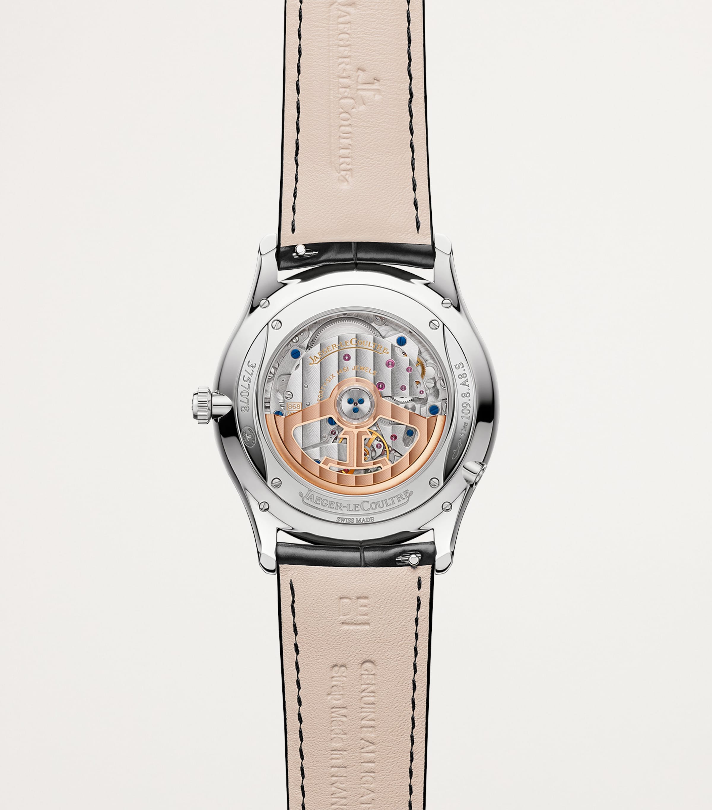 Stainless Steel Ultra Thin Perpetual Calendar Watch 39mm STAINLESS STEEL Image 7