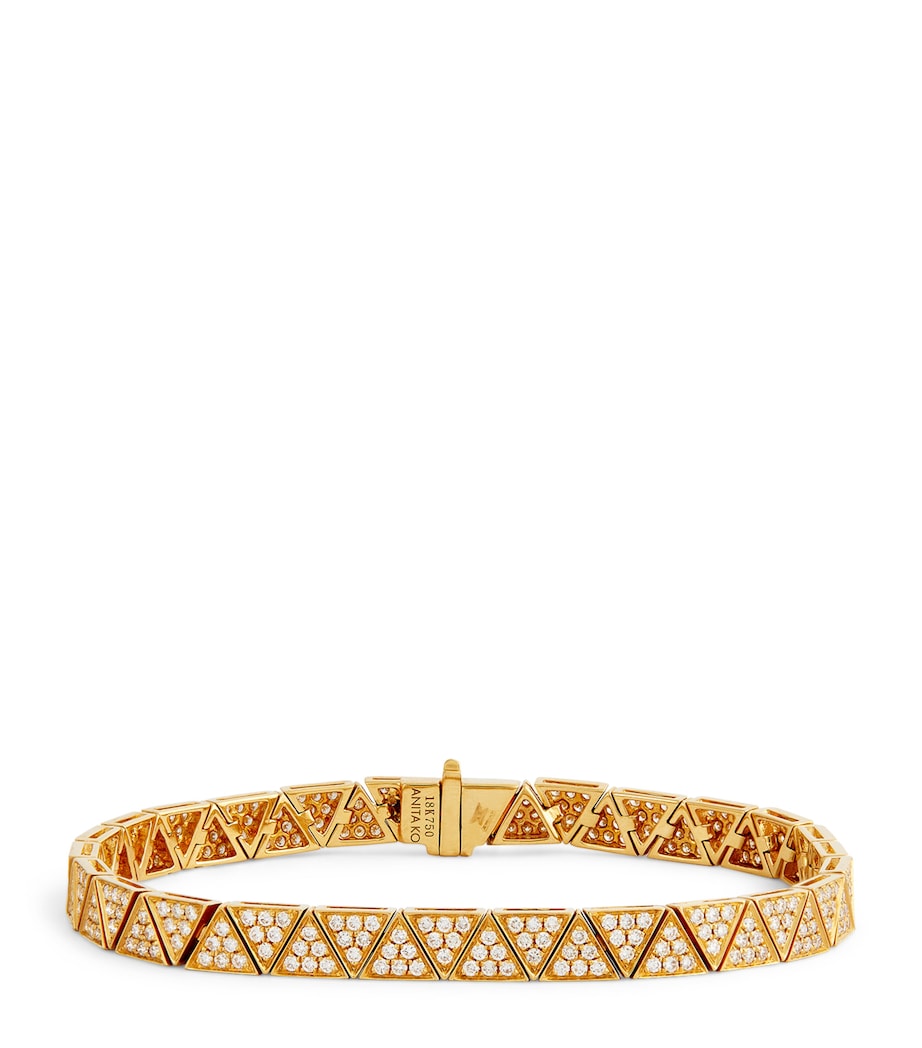 Yellow Gold and Diamond Cleo Bracelet YELLOW GOLD Image 1