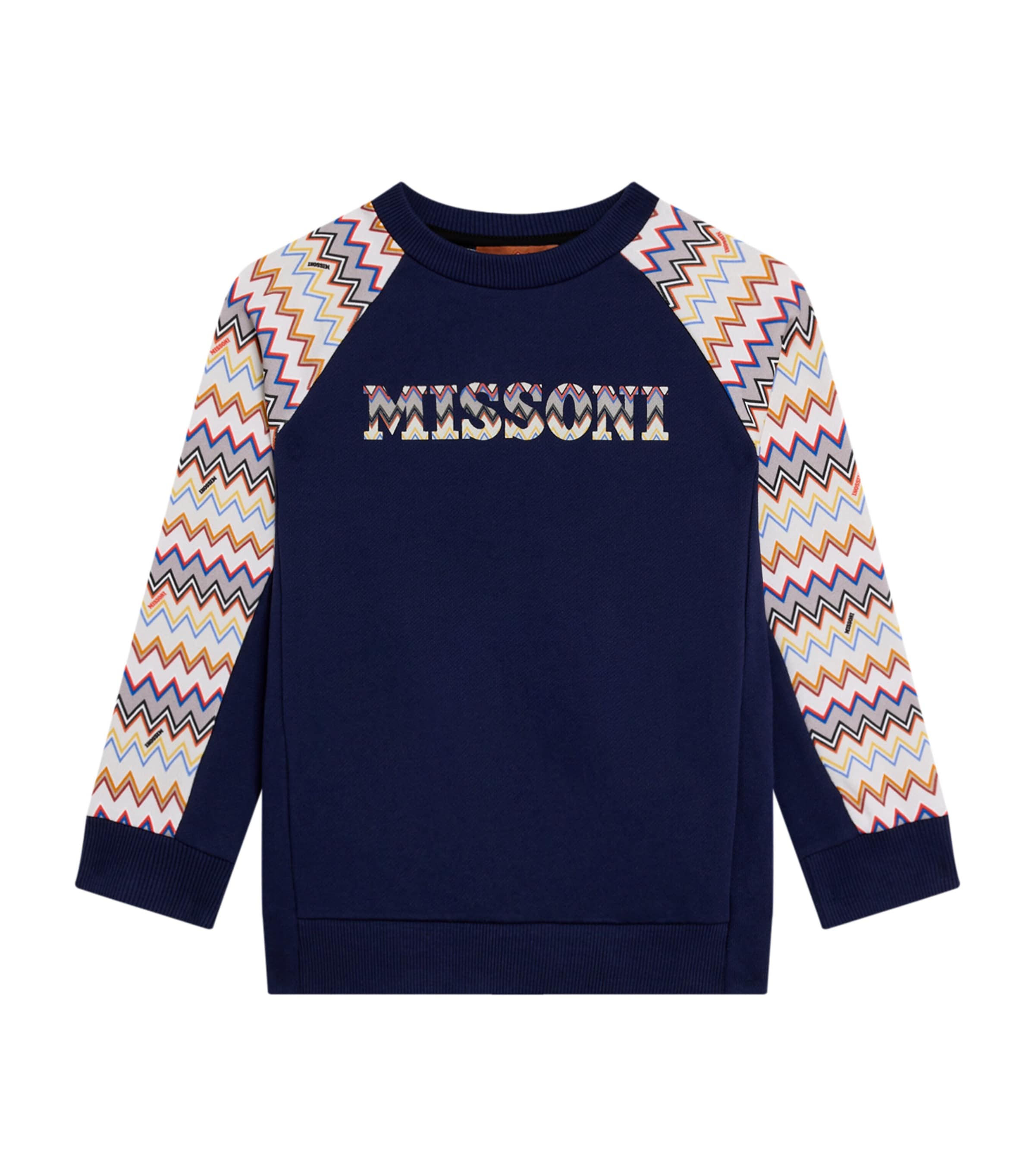 Missoni Kids Zigzag Logo Sweatshirt (4-14 Years) | Boys Clothing | Sweatshirts & Hoodies | Designers | Missoni