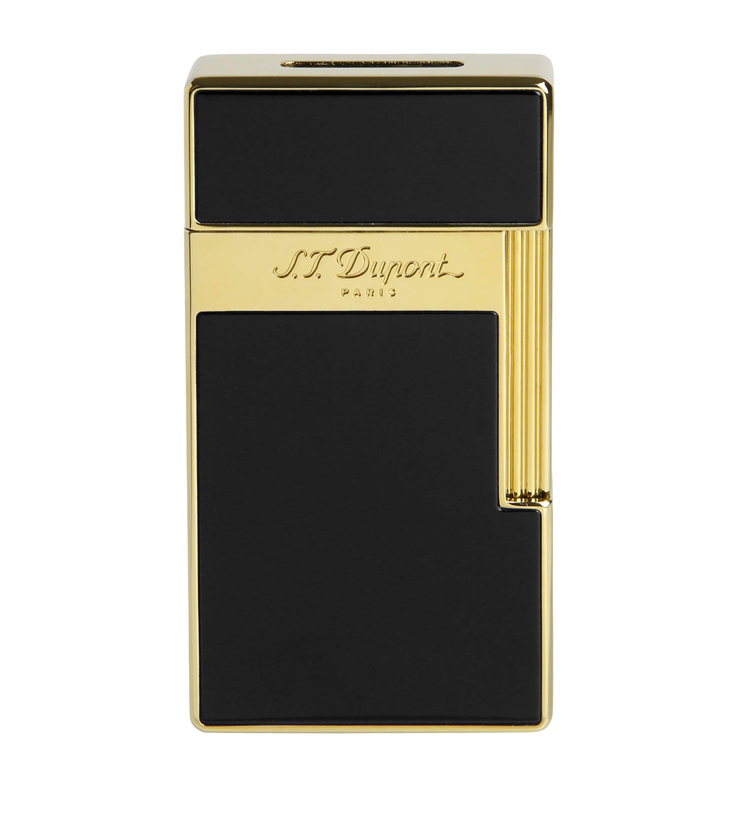 St Dupont S. T. Dupont Lacquered Biggy Lighter In Black