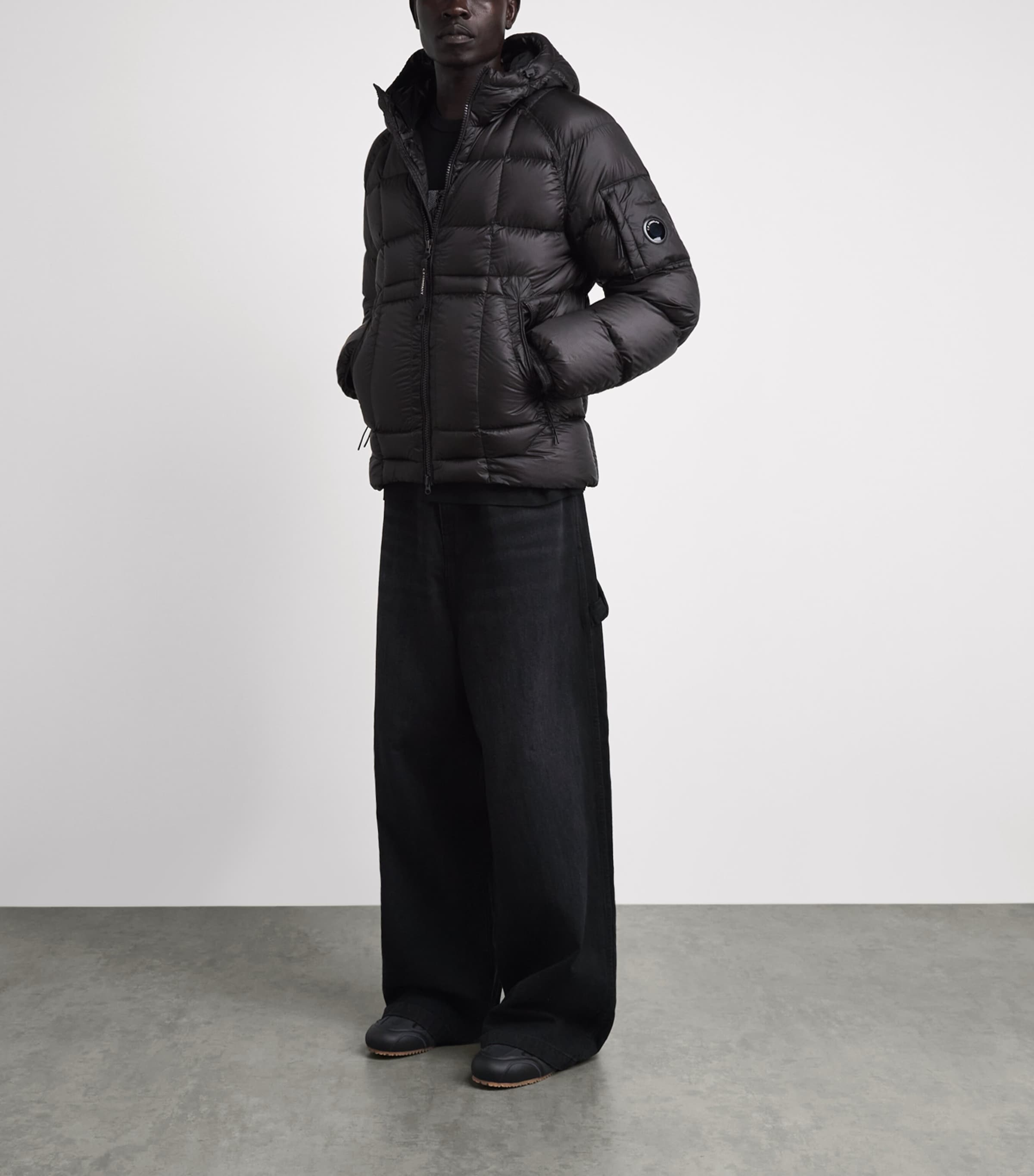 C.P. Company Mens Hooded Puffer Jacket Image 2