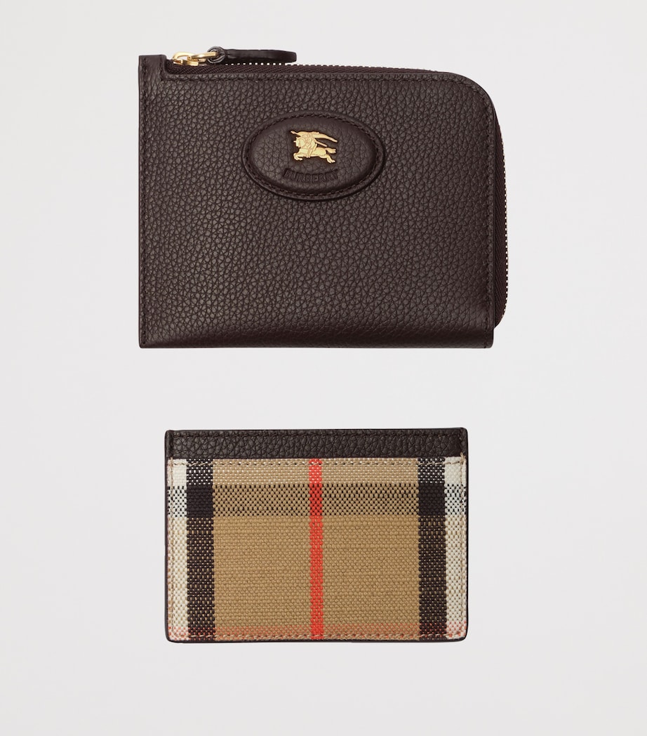 Burberry Leather Bloomsbury Zip Wallet Peat/sand Image 5