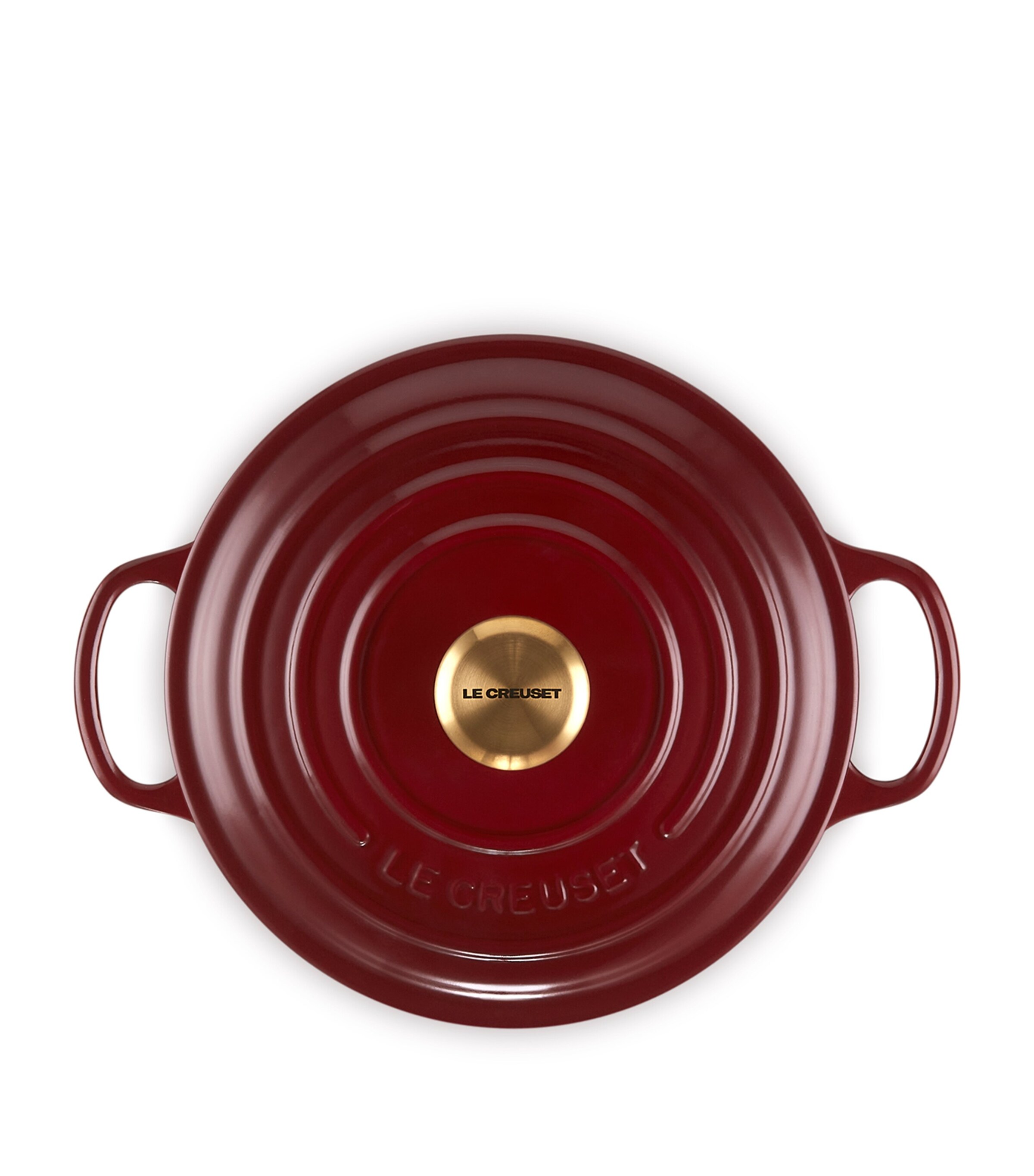 Cast Iron Round Casserole Dish (20cm) GARNET Image 2