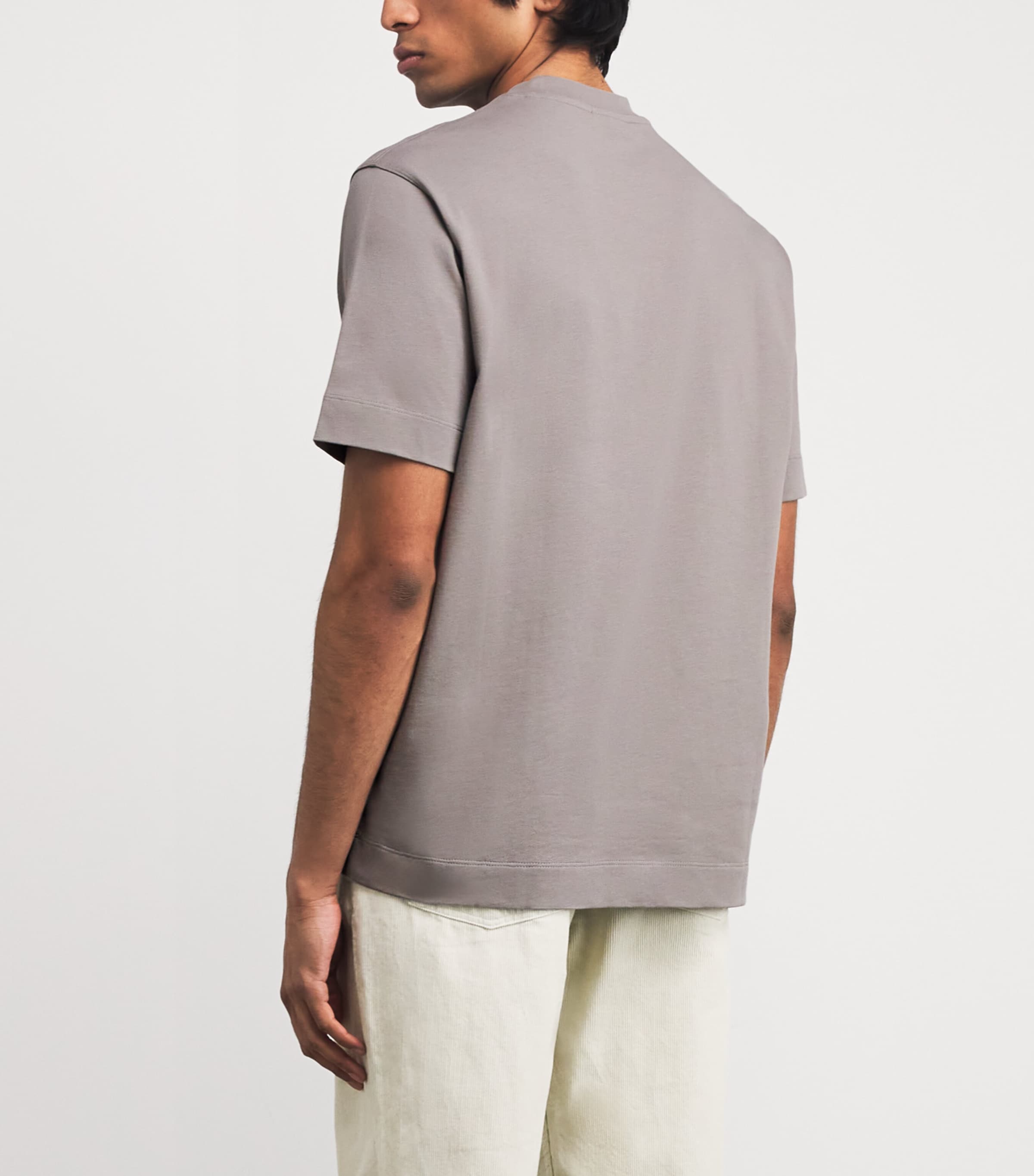 Cotton Logo T-Shirt U8049 Image 4