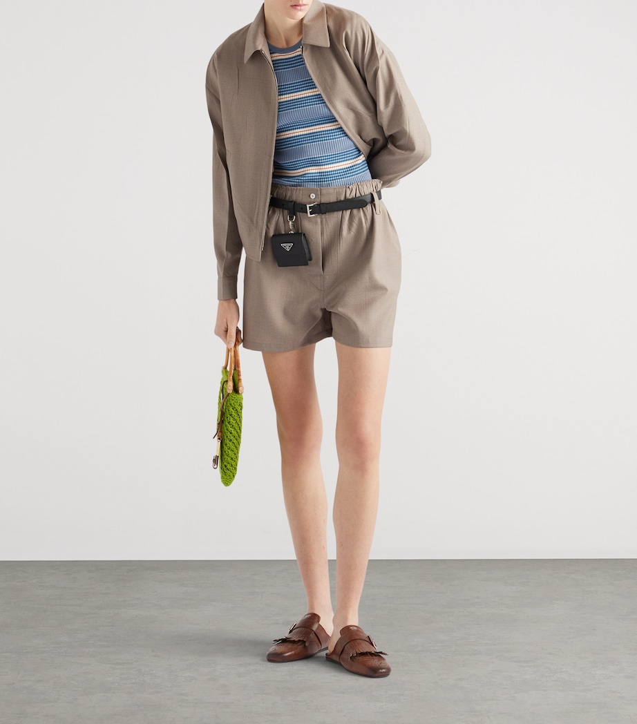 Stretch Cotton Stripe Tank Top F0237 Image 2