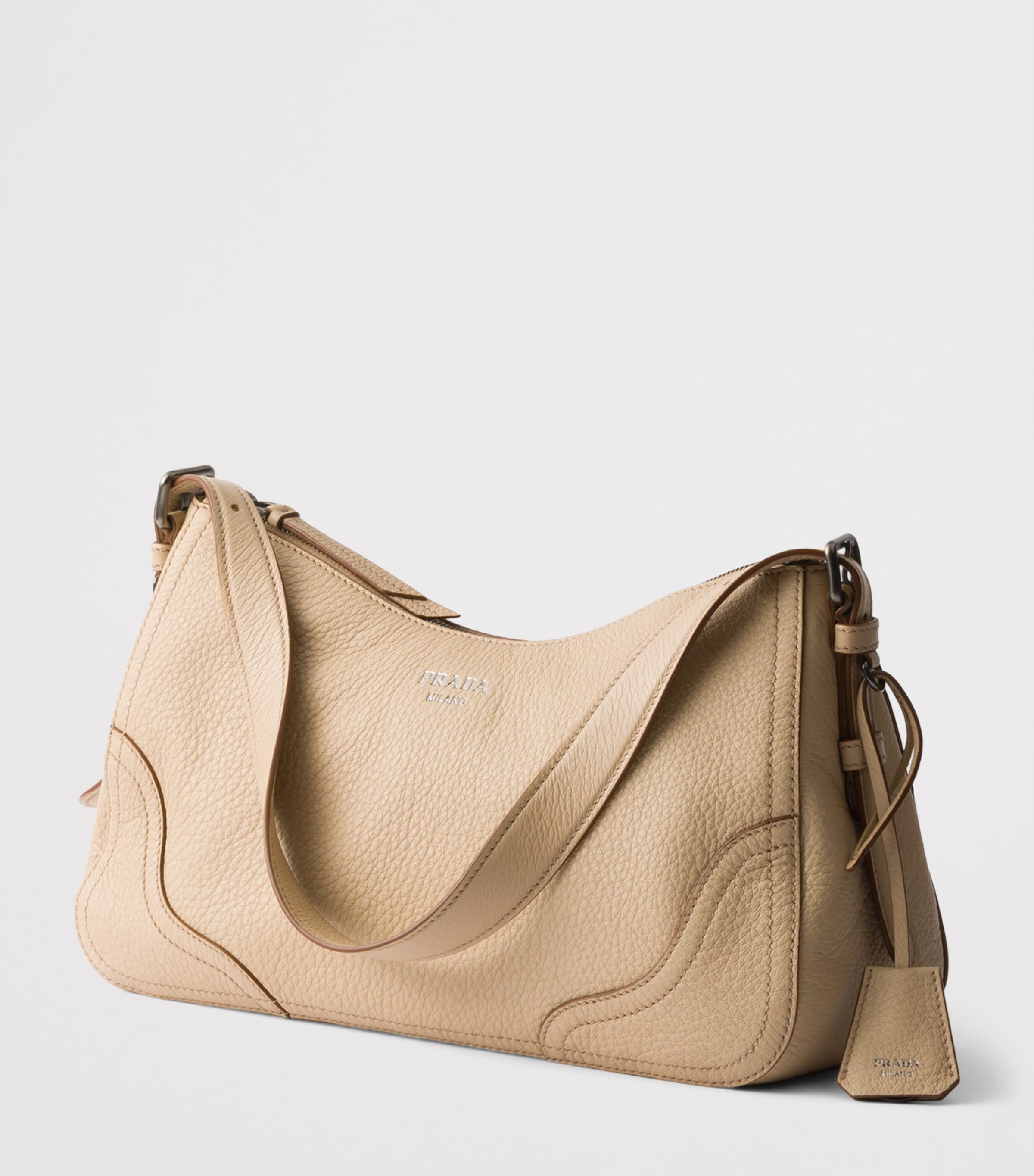 Prada Large Leather Aimée Shoulder Bag Image 2