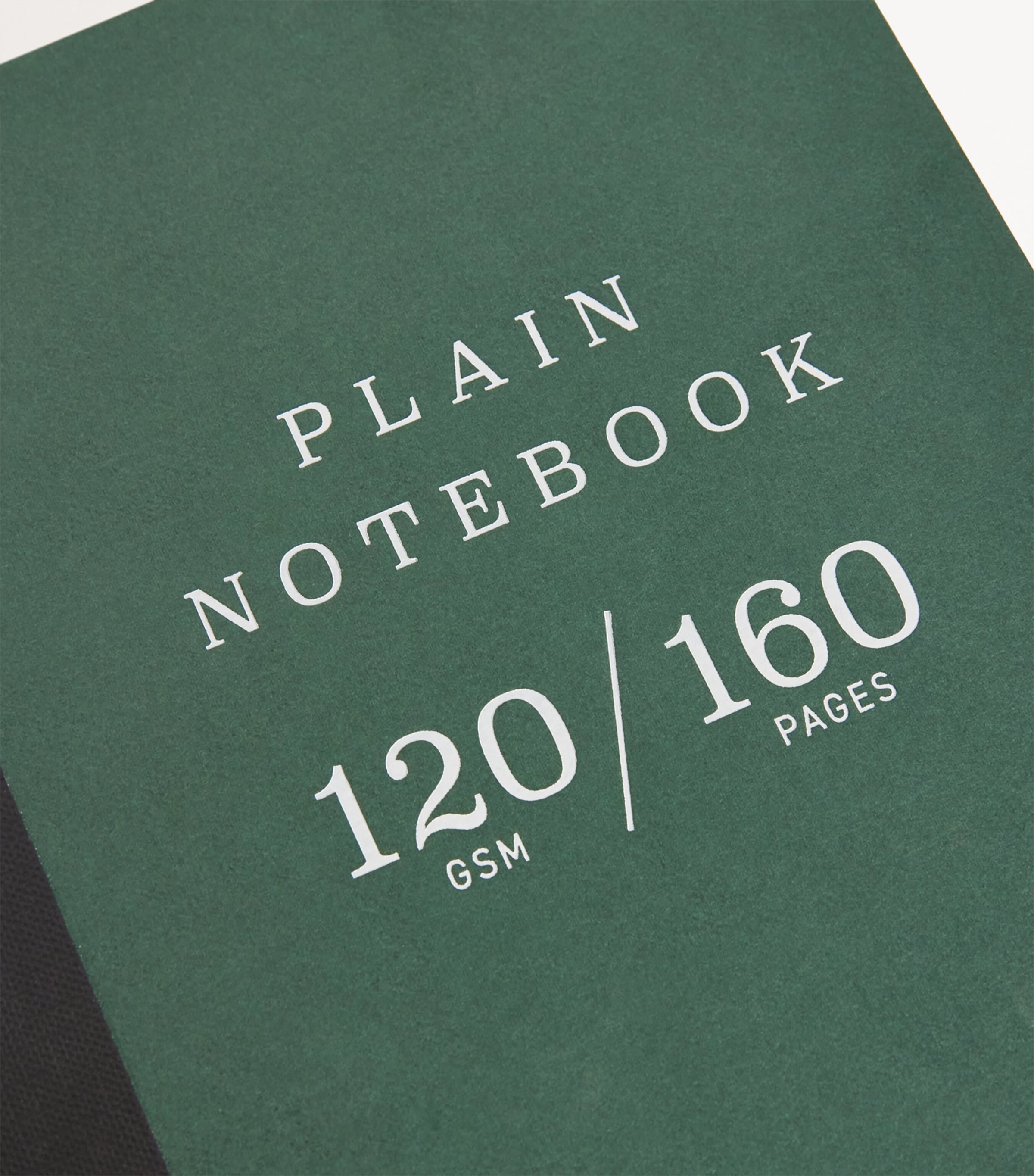 Plain Logo A5 Notebook GREEN Image 3