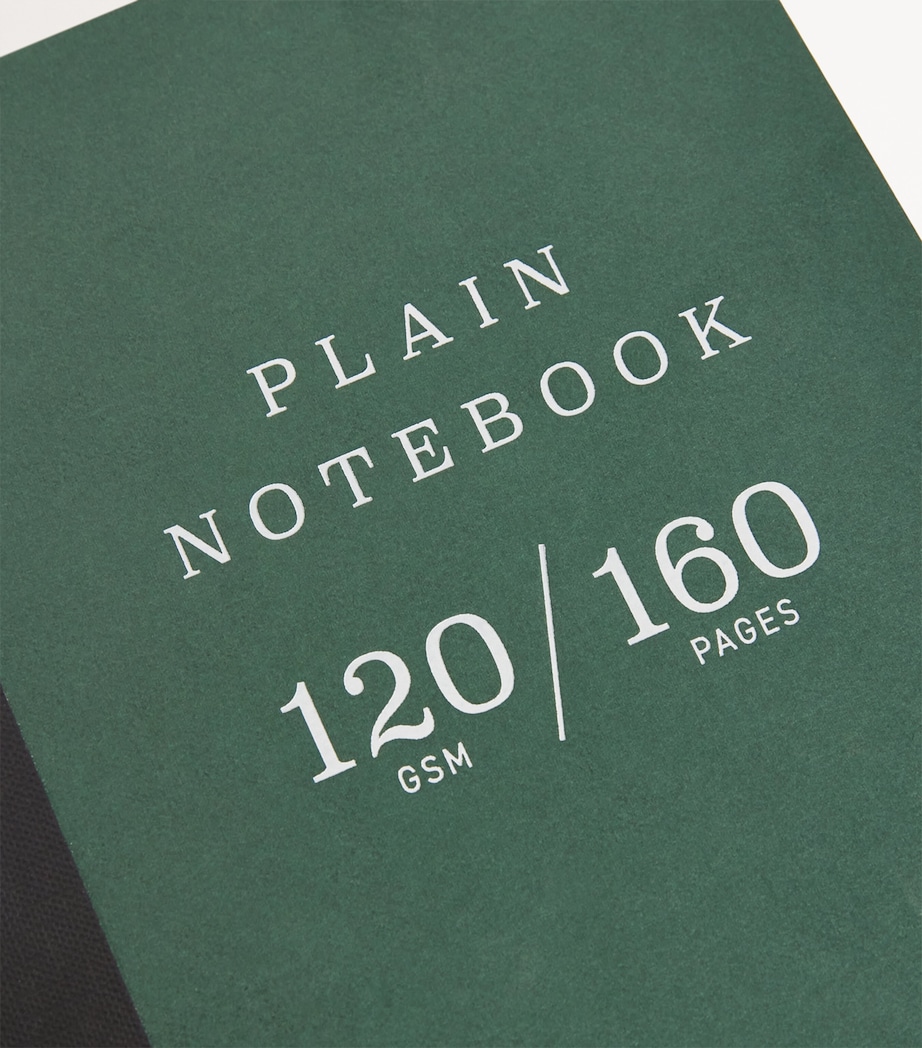 Plain Logo A5 Notebook GREEN Image 3