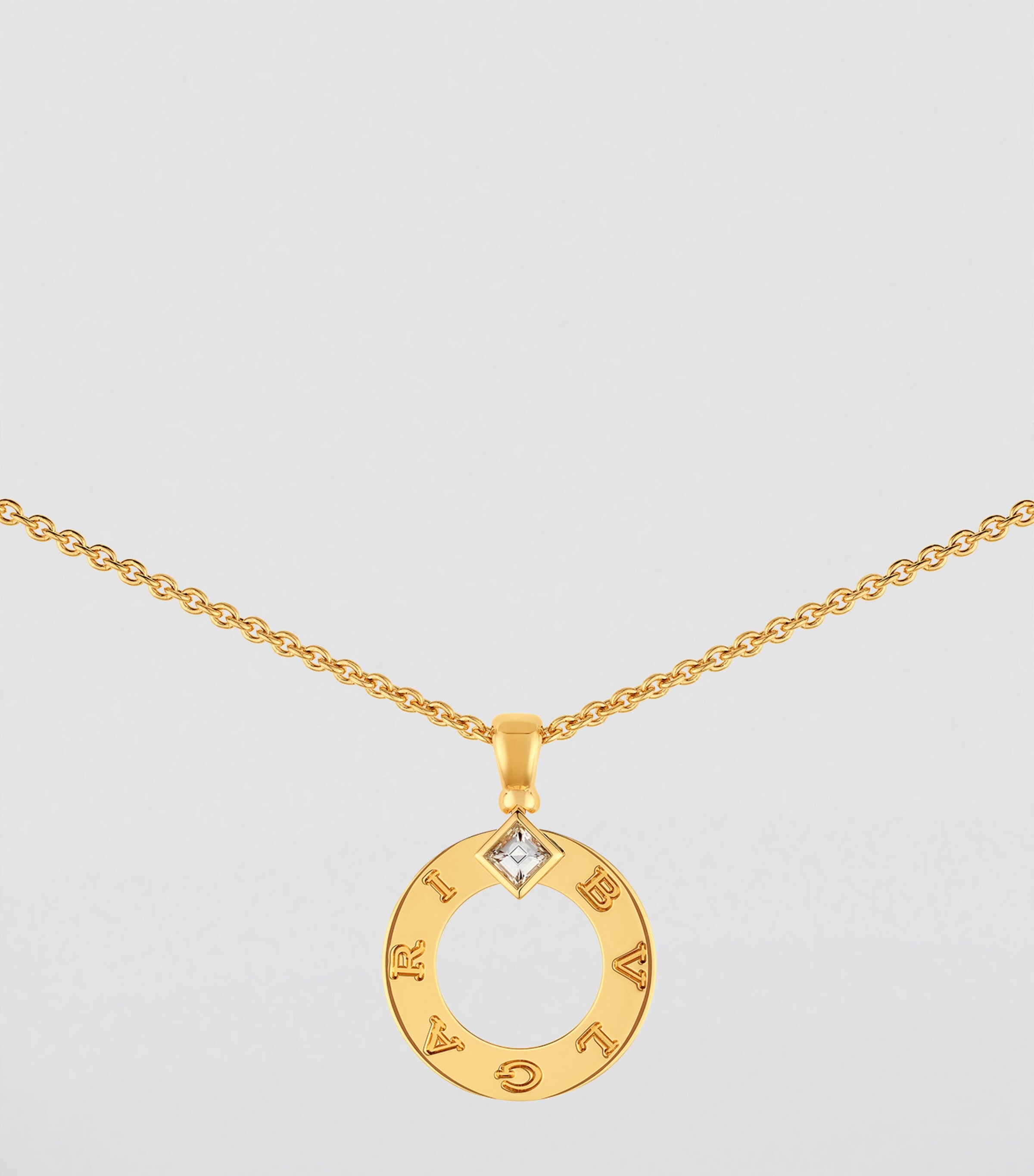 Yellow Gold and Diamond BVLGARI BVLGARI Necklace YELLOW GOLD Image 9