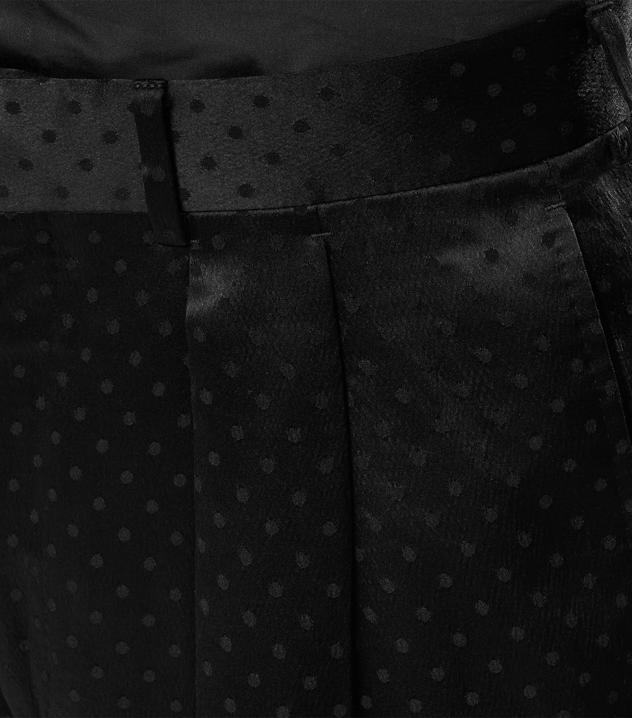 Silk-Blend Wide-Leg Trousers NAA Image 2