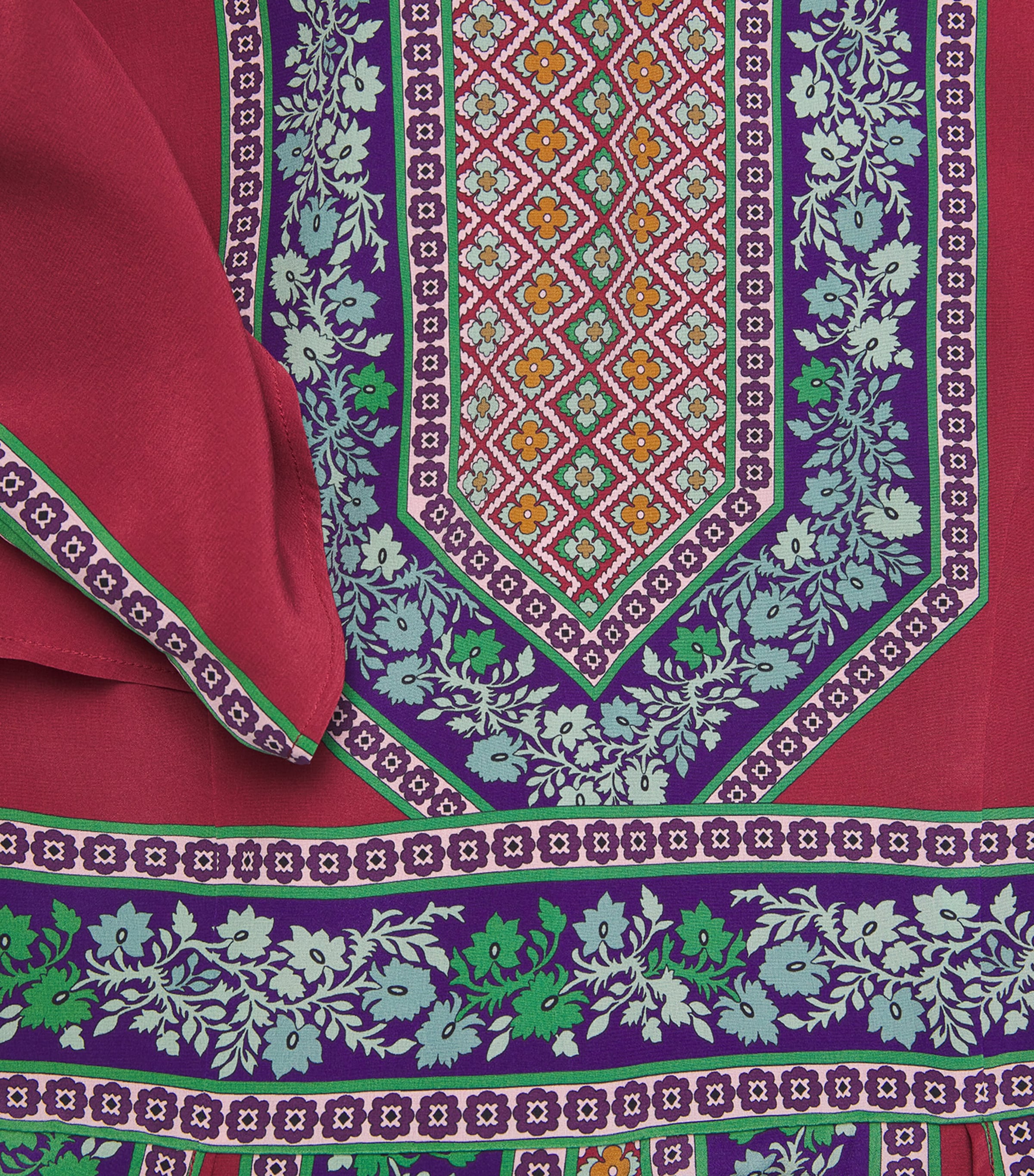 Silk Printed Maxi Dress RE01REGALIA PLACEE Image 5