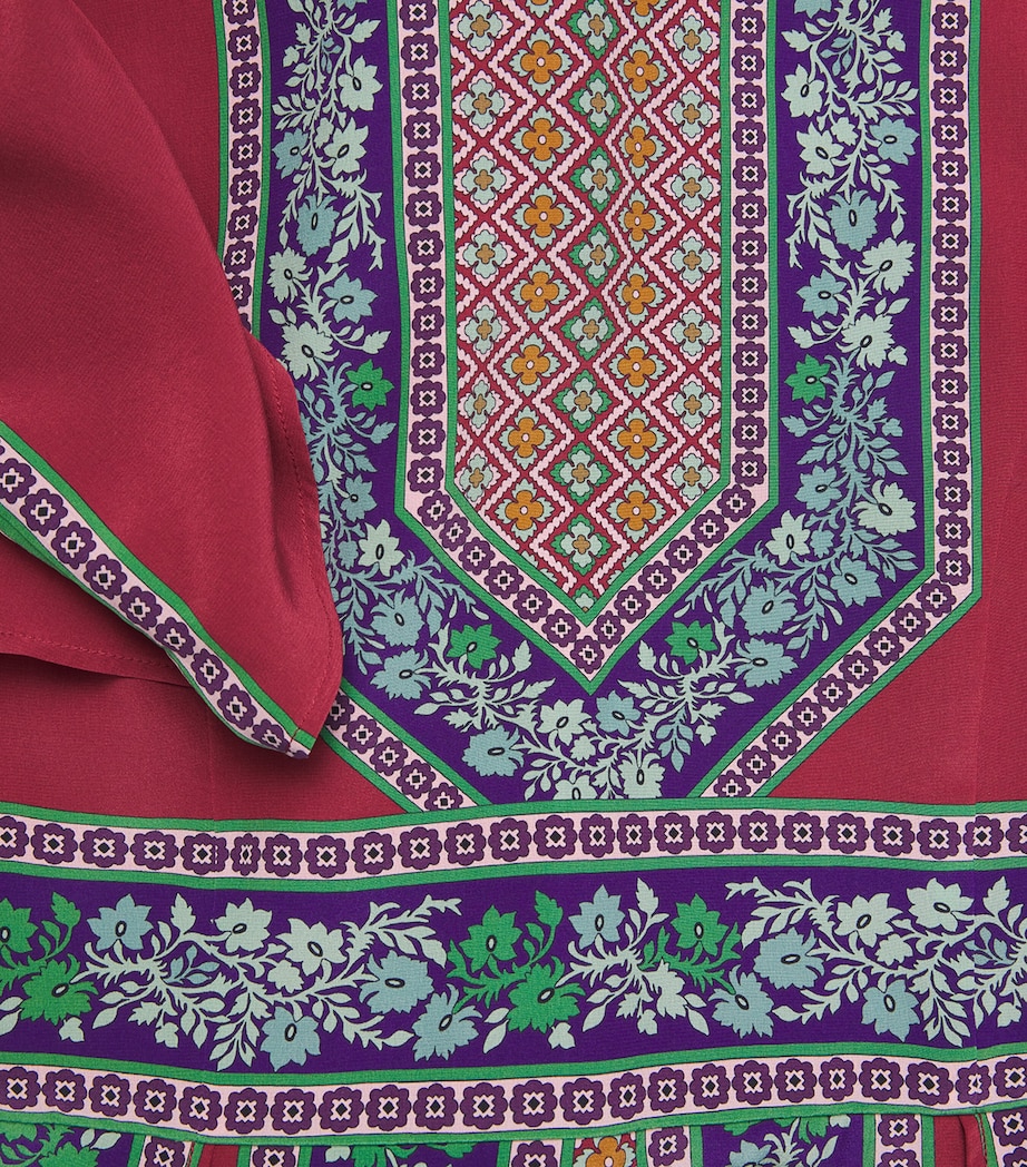 Silk Printed Maxi Dress RE01REGALIA PLACEE Image 5