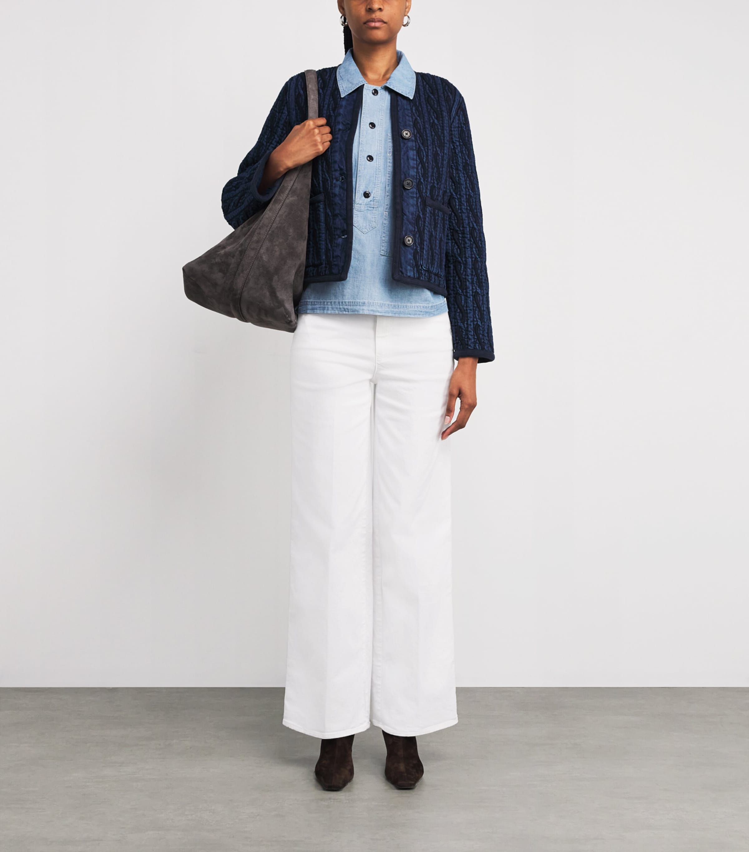 Sasha Wide-Leg Jeans CRISP WHITE Image 2