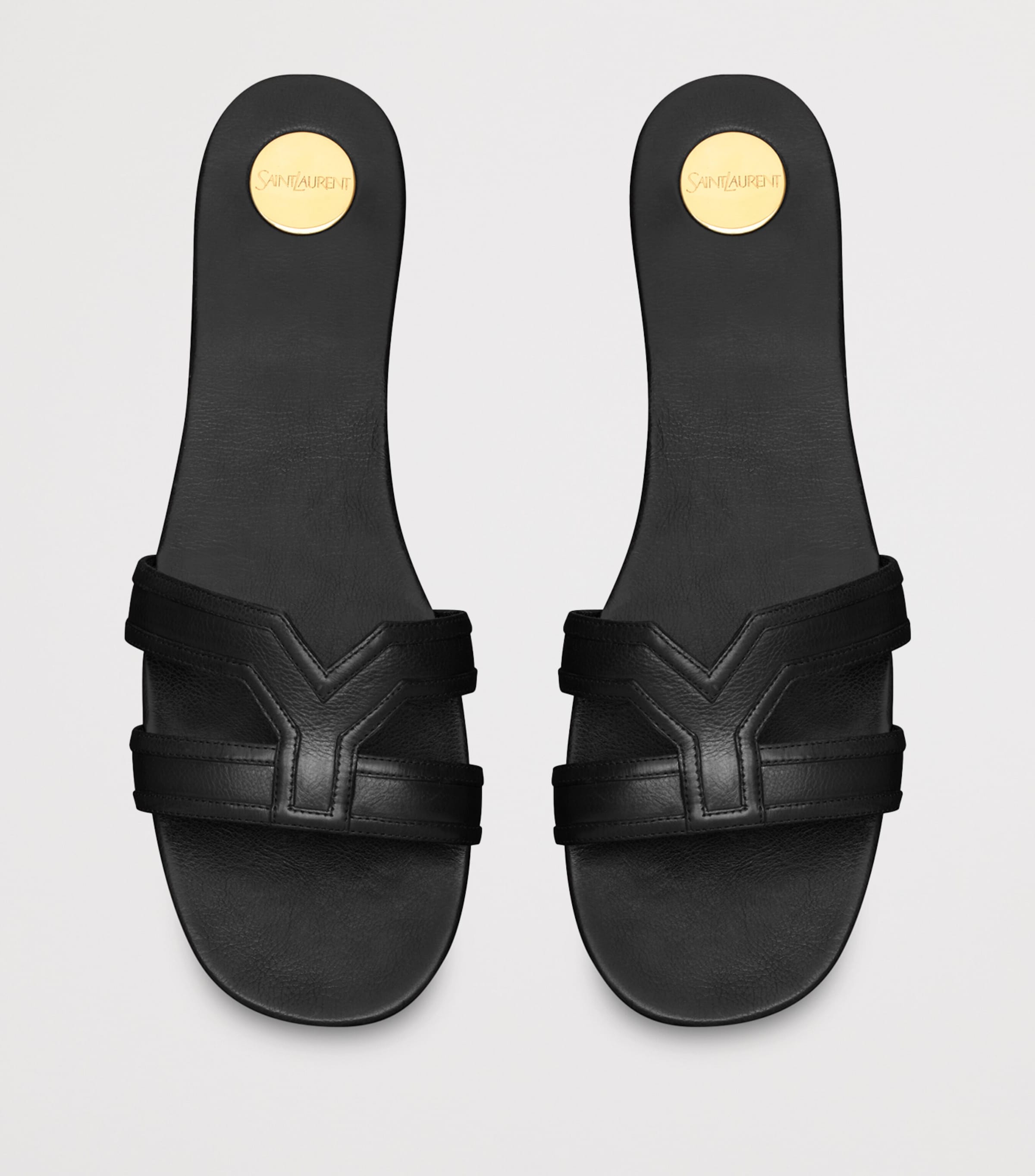 Leather Mabrouka Slides 1000 Image 2