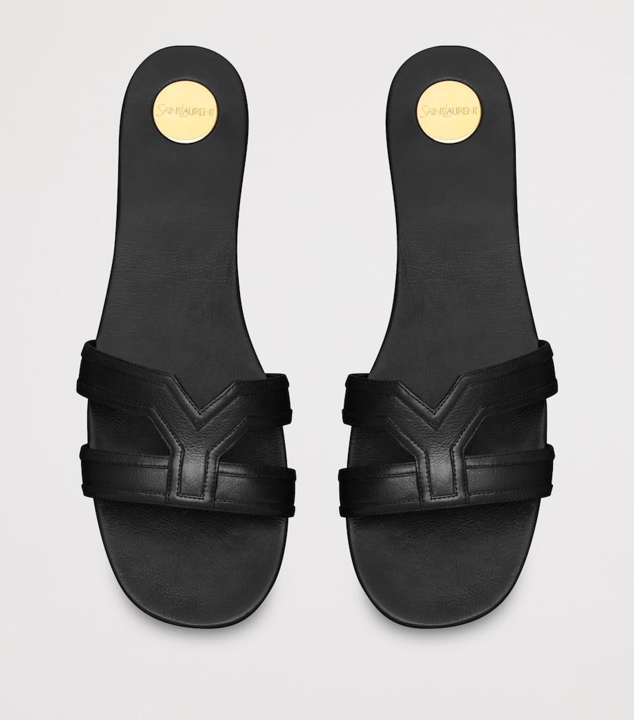 Leather Mabrouka Slides 1000 Image 2