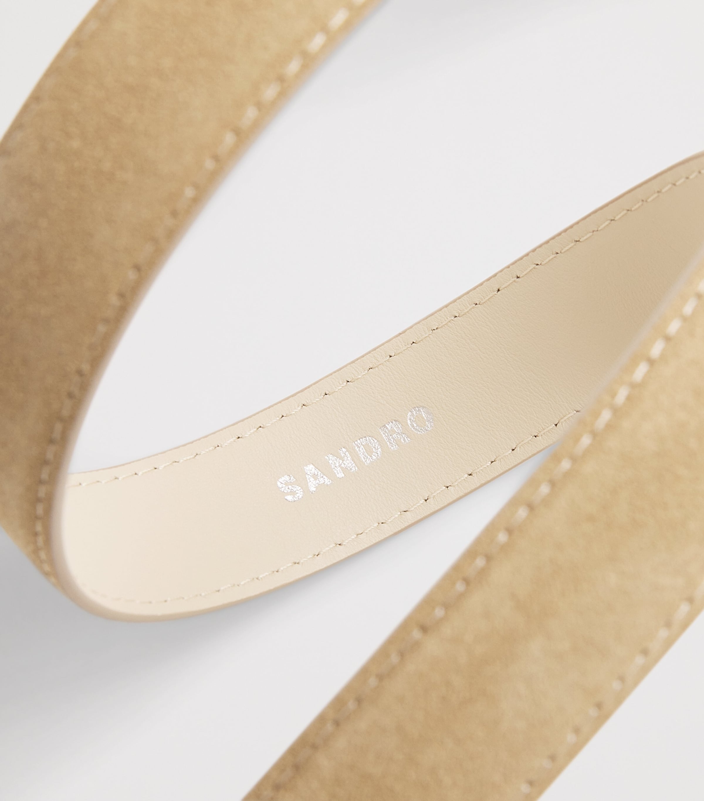 Suede Belt BEIGE Image 5