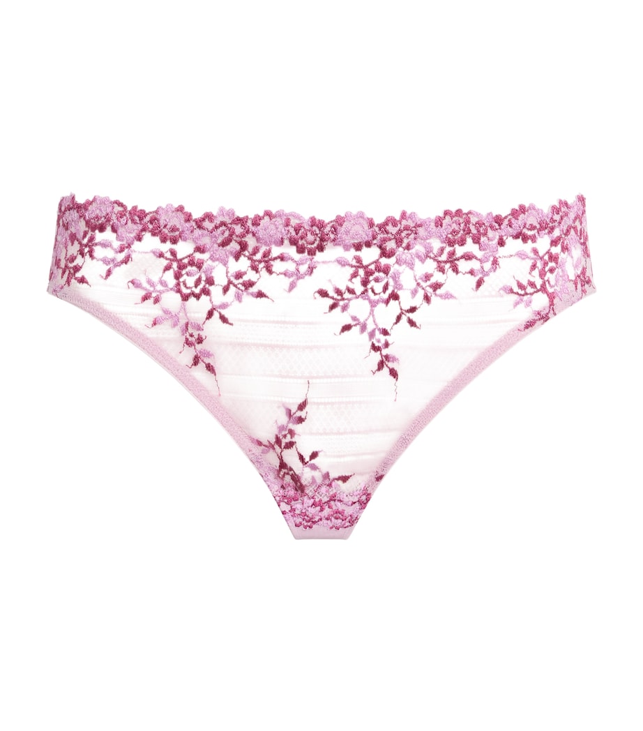Wacoal Womens Embrace Lace Bikini Briefs Keepsake Li Image 1