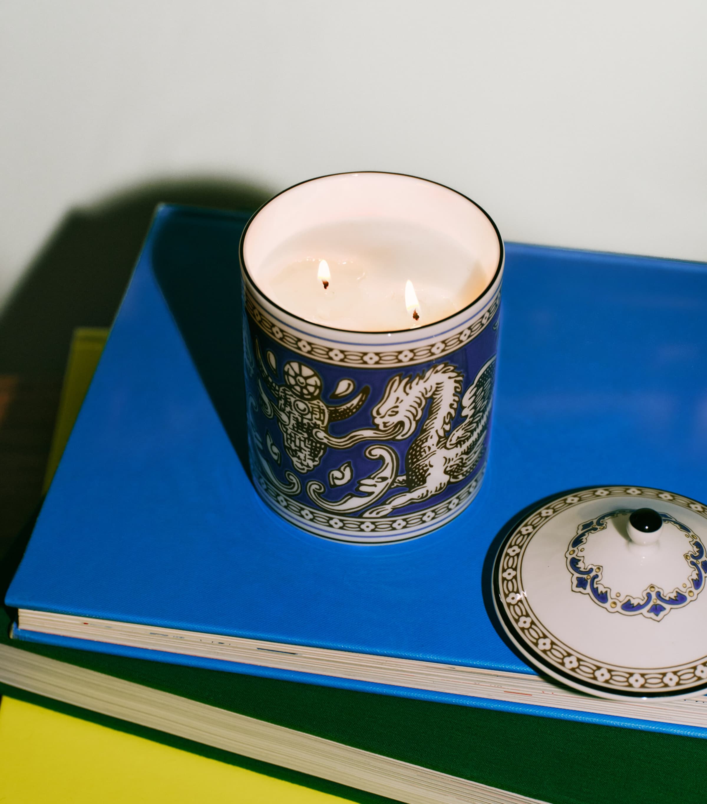 Florentine Marine Scented Candle (800g) BLUE Image 2