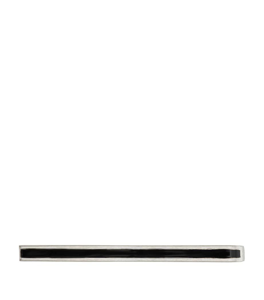 Saint Laurent Enamelled Tie Clip Image 1